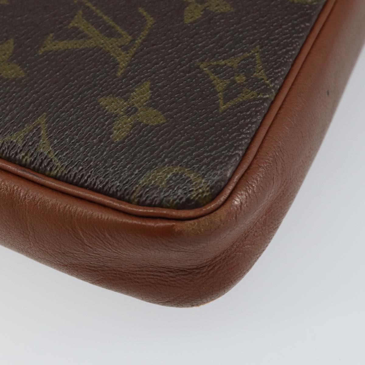 LOUIS VUITTON Monogram Pochette Sports Clutch Bag N0.183 LV Auth bs31289