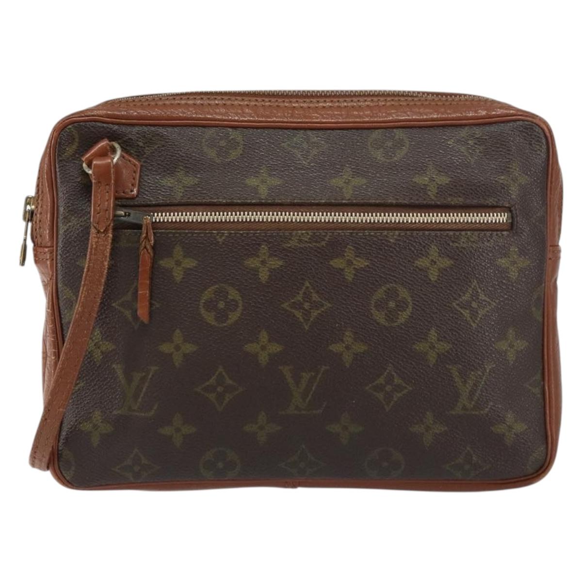 LOUIS VUITTON Monogram Pochette Sports Clutch Bag N0.183 LV Auth bs31289