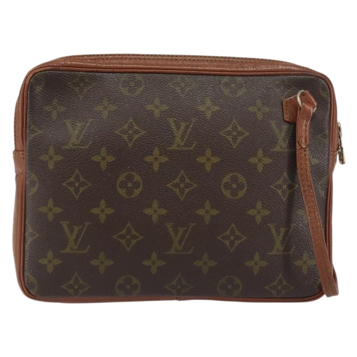 LOUIS VUITTON Monogram Pochette Sports Clutch Bag N0.183 LV Auth bs31289