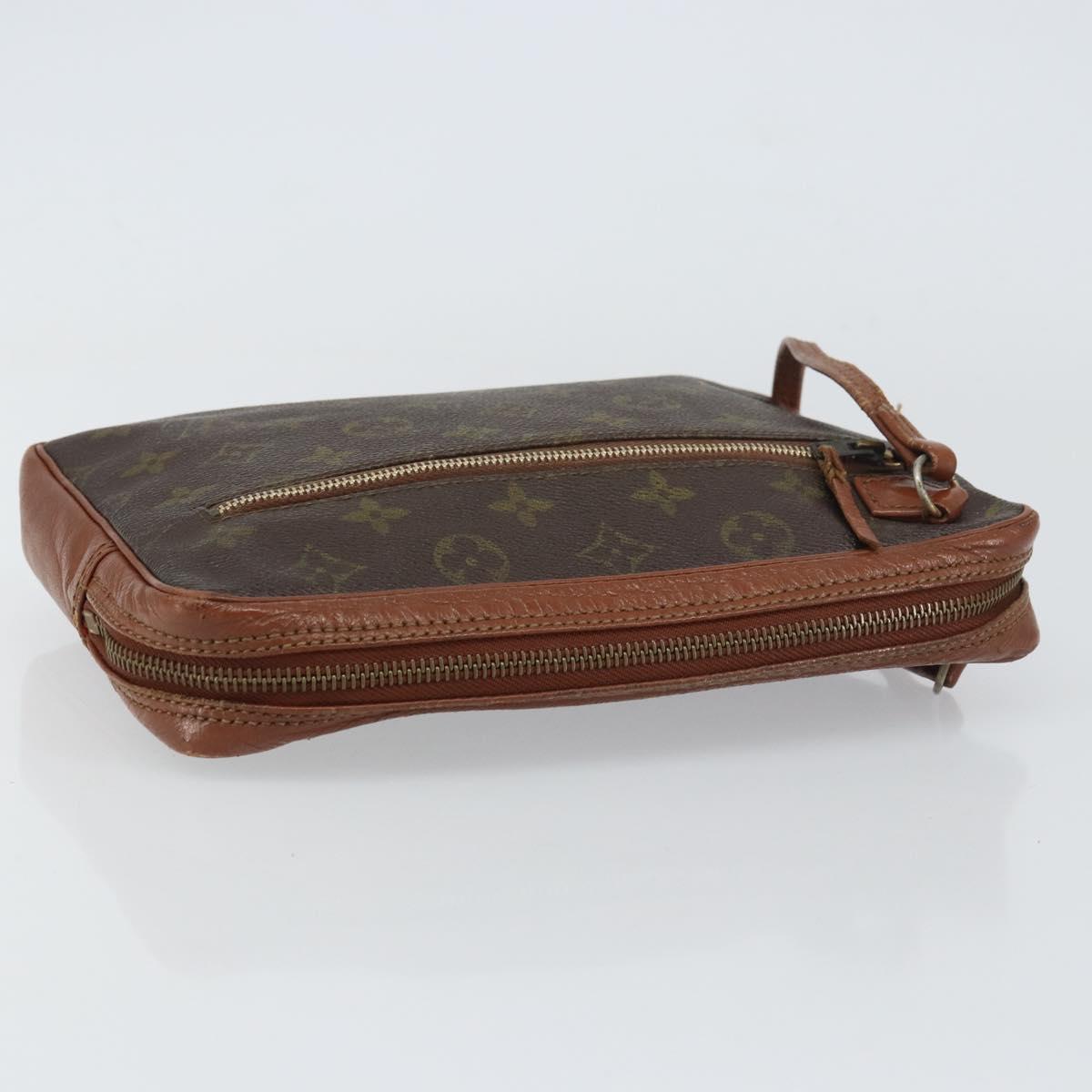 LOUIS VUITTON Monogram Pochette Sports Clutch Bag N0.183 LV Auth bs31289