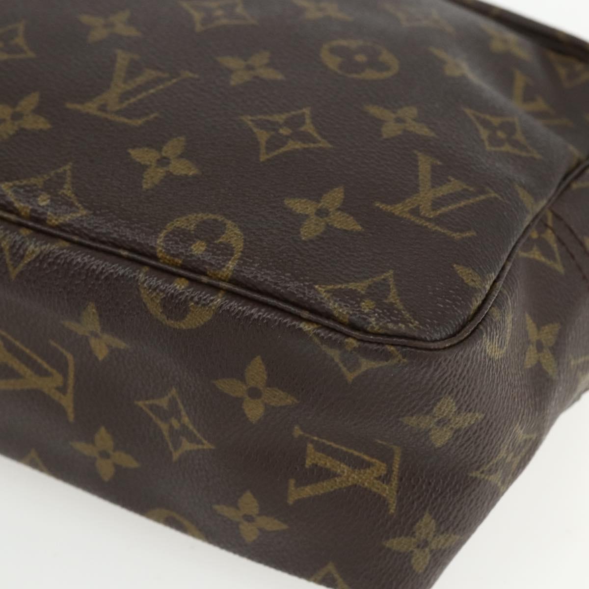 LOUIS VUITTON Monogram Trousse Toilette 28 Clutch Bag M47522 LV Auth bs31290