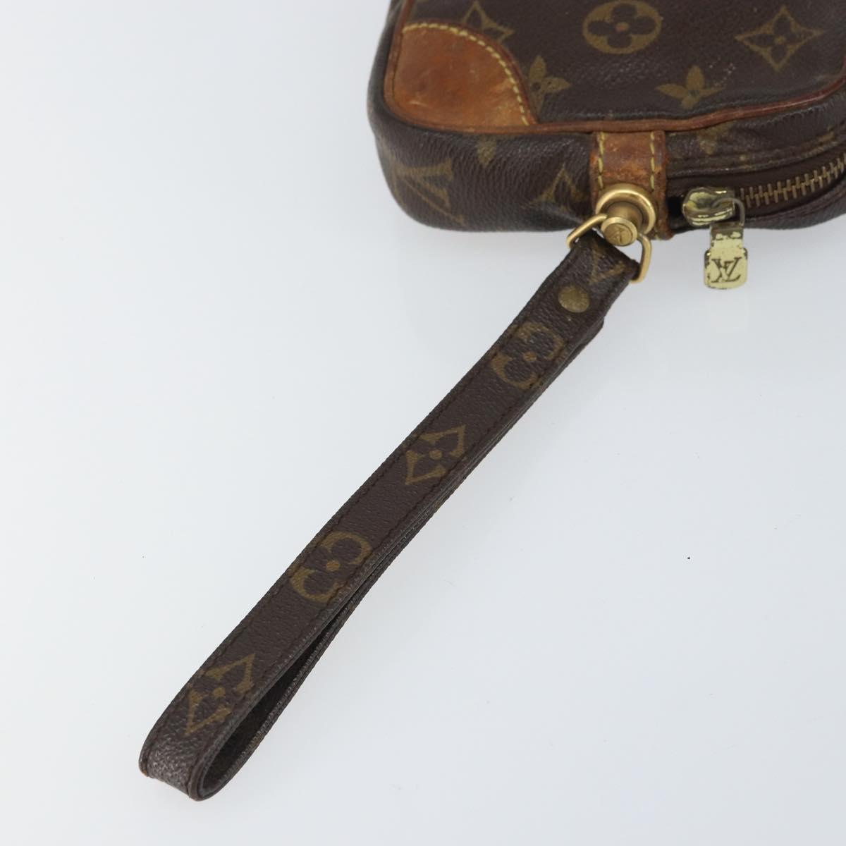 LOUIS VUITTON Monogram Marly Dragonne PM Clutch Bag M51827 LV Auth bs31293
