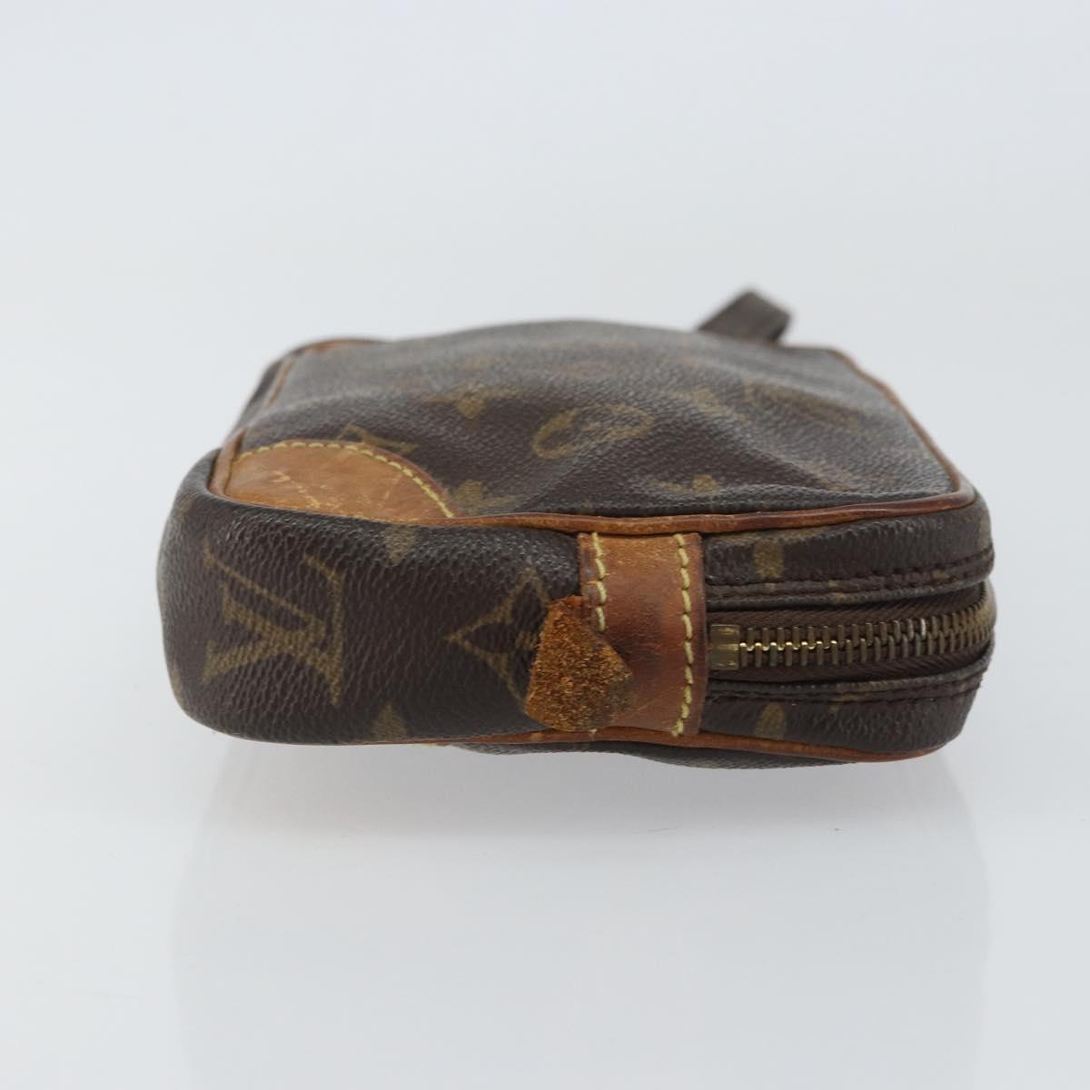 LOUIS VUITTON Monogram Marly Dragonne PM Clutch Bag M51827 LV Auth bs31293