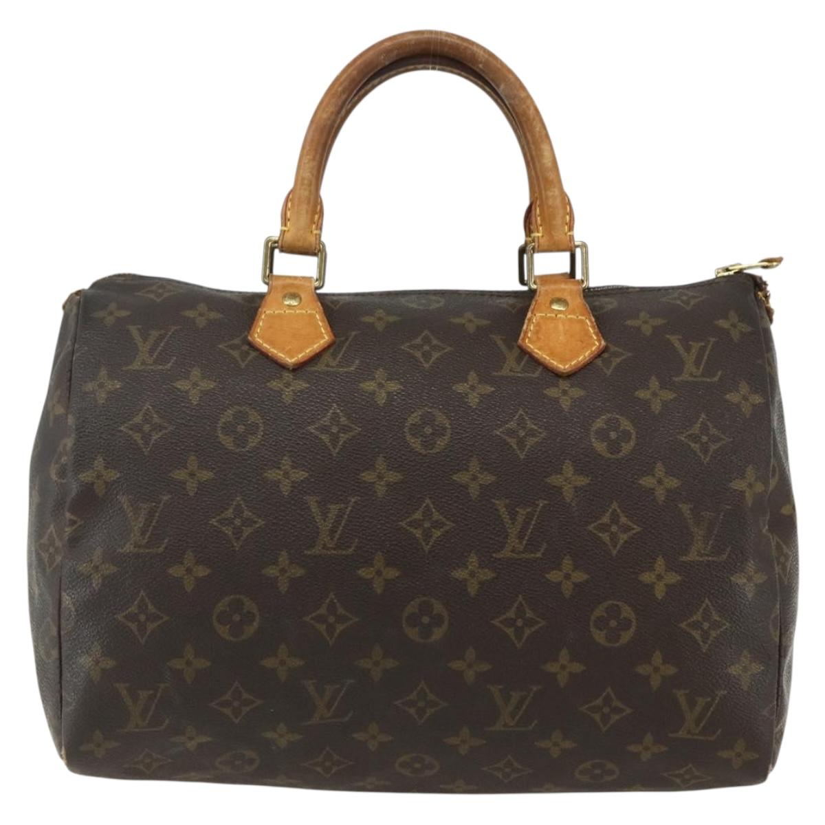 LOUIS VUITTON Monogram Speedy 30 Hand Bag M41526 LV Auth bs31298