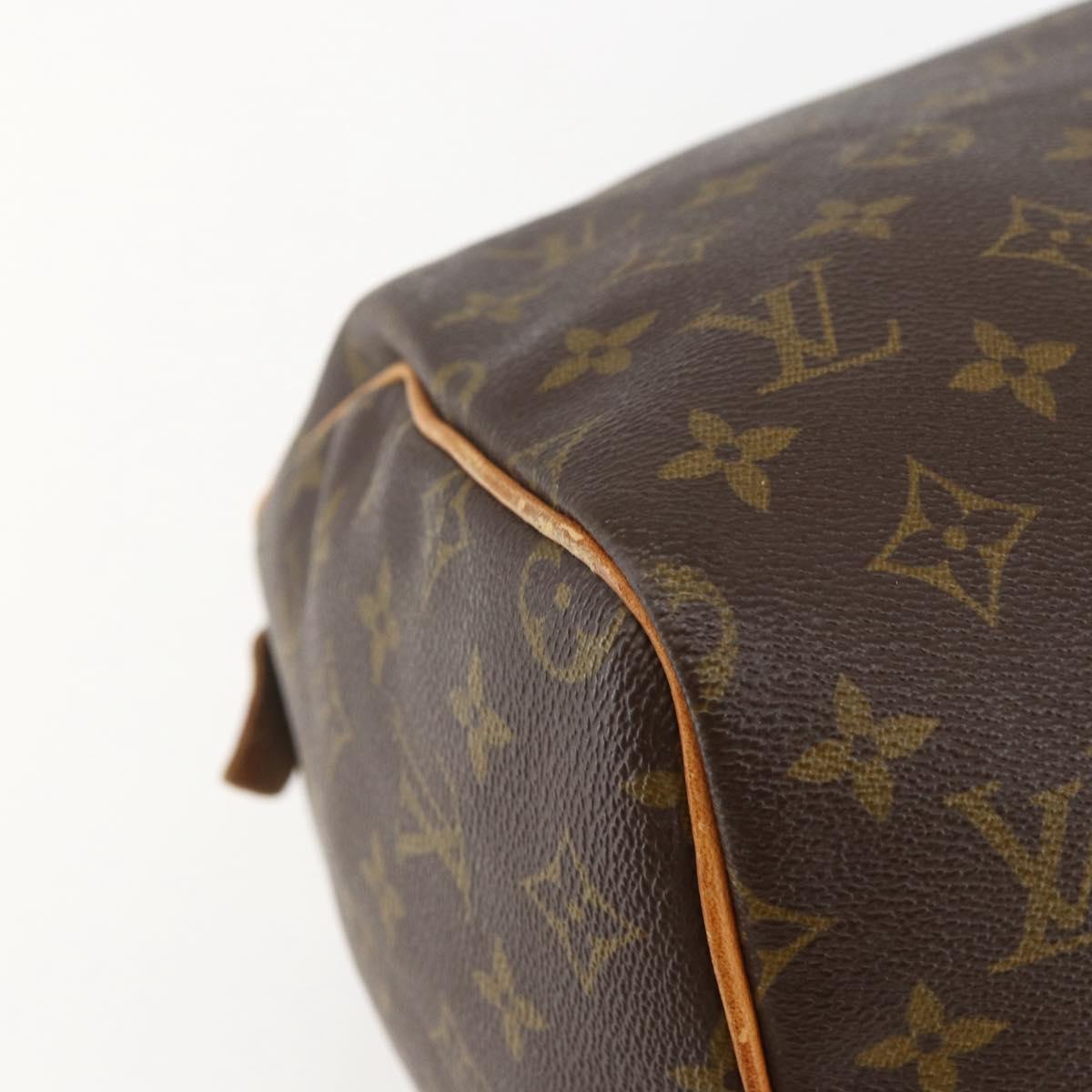 LOUIS VUITTON Monogram Speedy 30 Hand Bag M41526 LV Auth bs31299