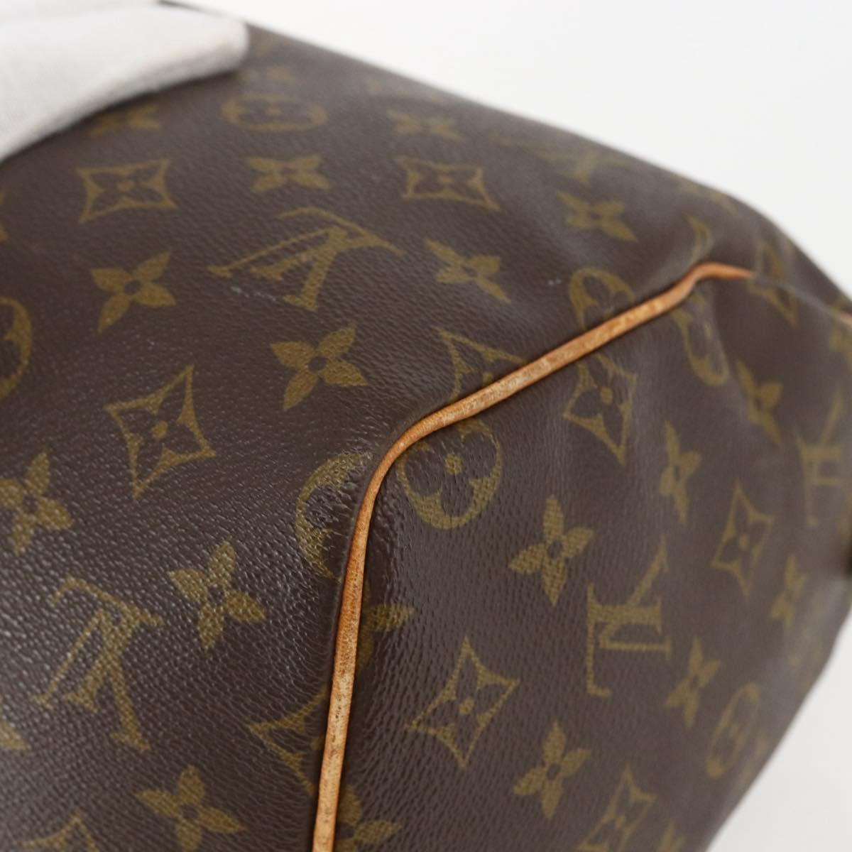 LOUIS VUITTON Monogram Speedy 30 Hand Bag M41526 LV Auth bs31299