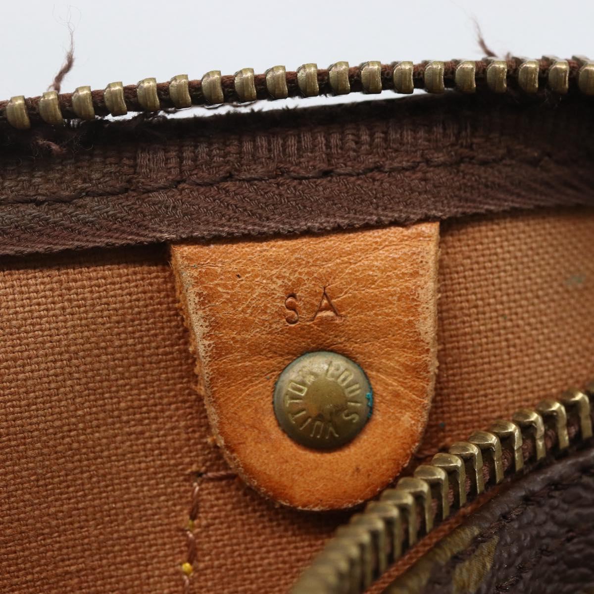 LOUIS VUITTON Monogram Speedy 30 Hand Bag M41526 LV Auth bs31299