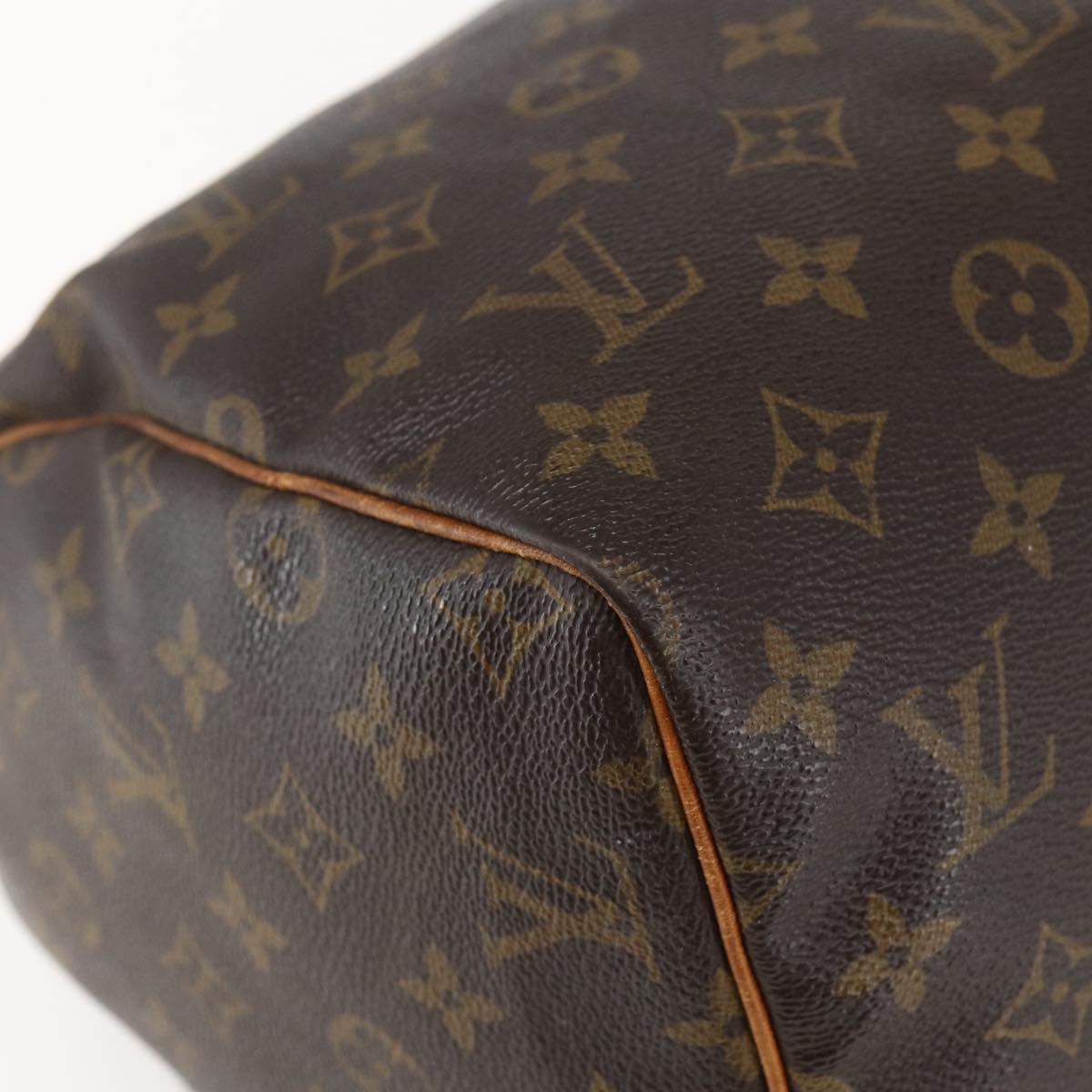 LOUIS VUITTON Monogram Speedy 30 Hand Bag M41526 LV Auth bs31300