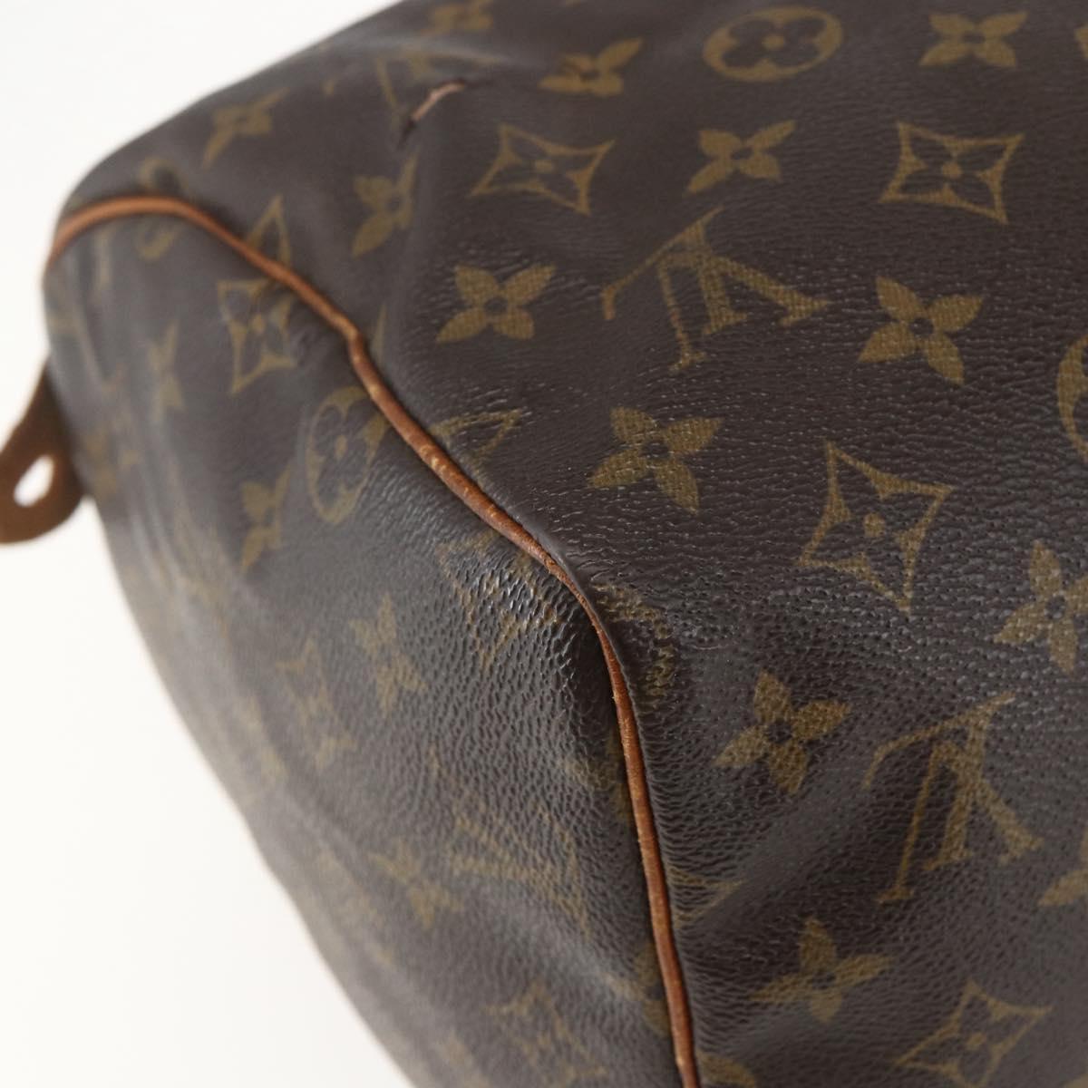 LOUIS VUITTON Monogram Speedy 30 Hand Bag M41526 LV Auth bs31300
