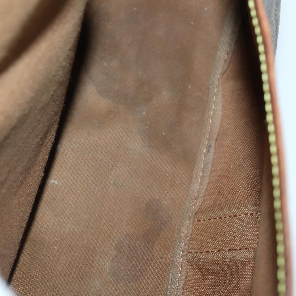 LOUIS VUITTON Monogram Saumur 35 Shoulder Bag M42254 LV Auth bs31304