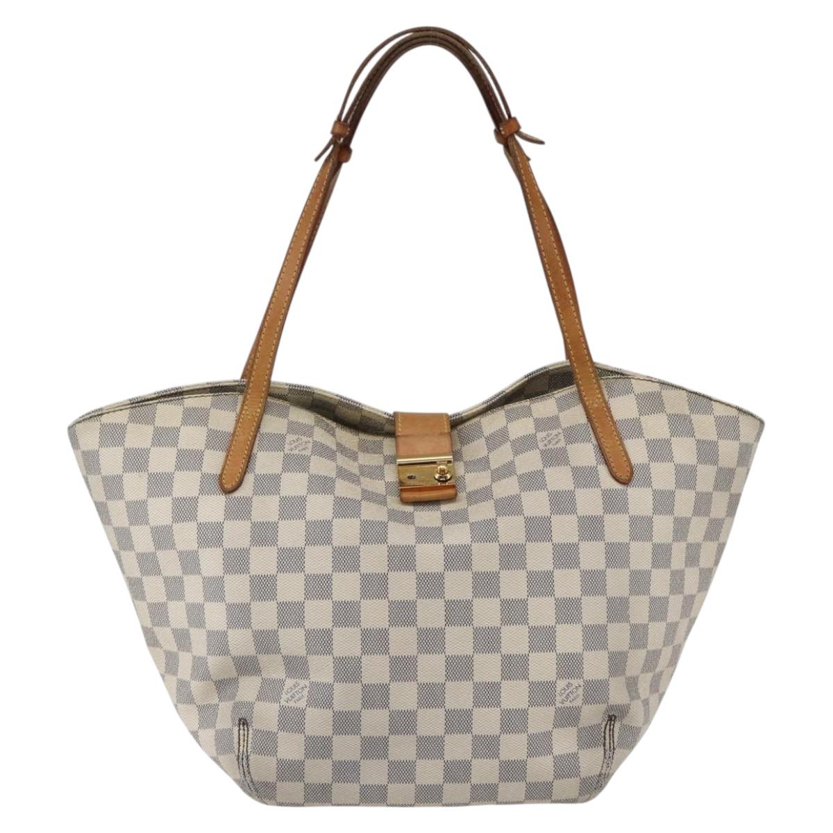 LOUIS VUITTON Damier Azur Salina PM Shoulder Bag N41208 LV Auth bs31306
