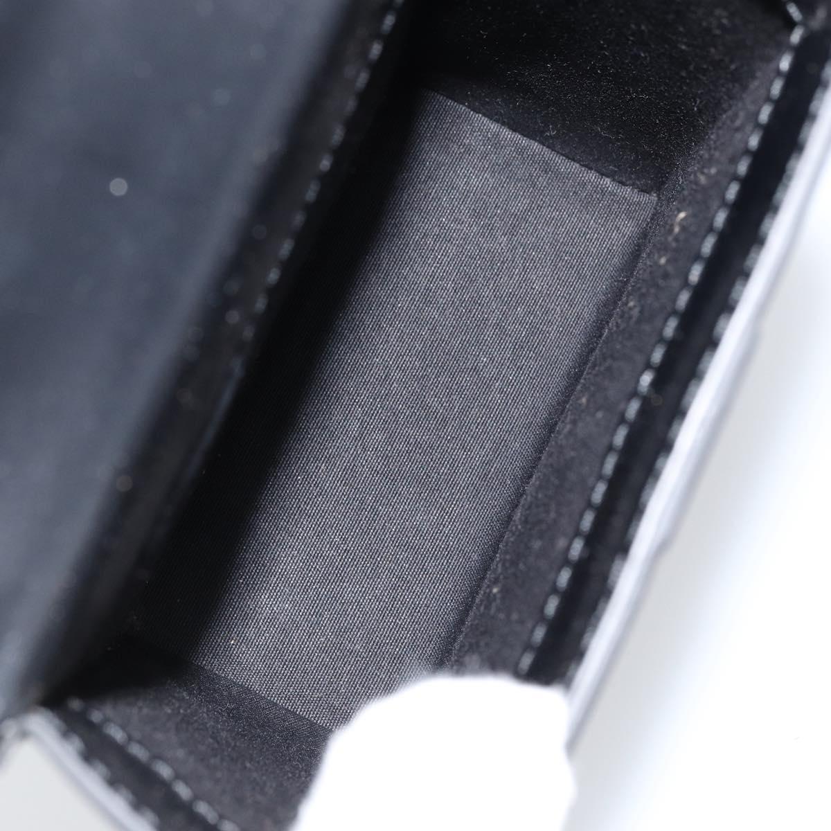 LOUIS VUITTON Pister Shoulder Bag Leather Black M92222 LV Auth bs31308