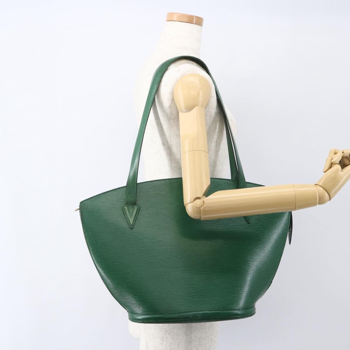 LOUIS VUITTON Epi Saint Jacques Shopping Bag Green M52274 LV Auth bs31312