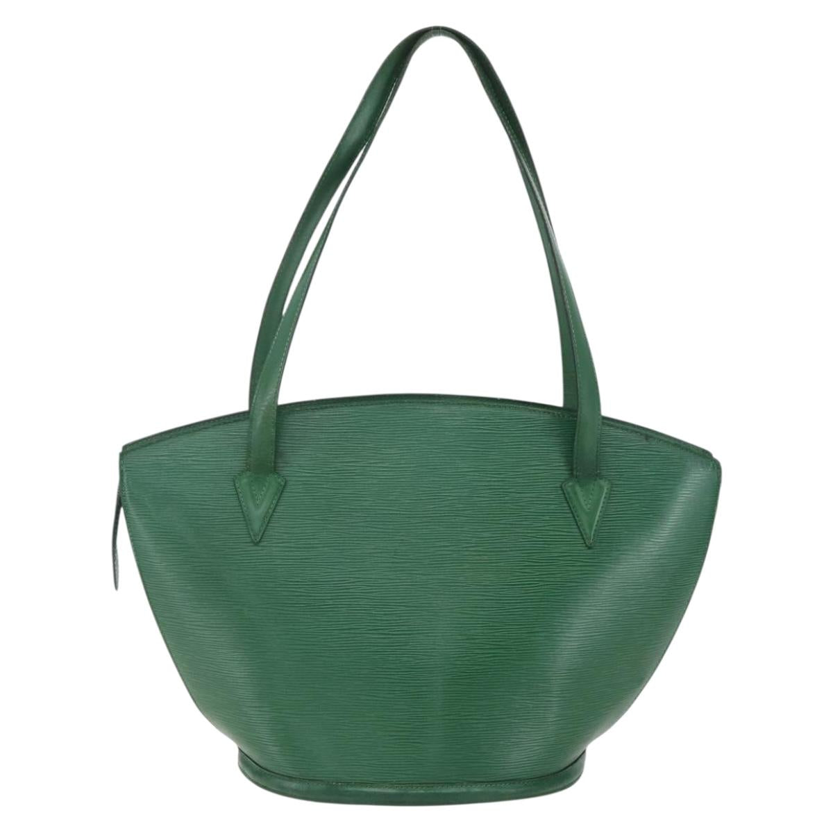 LOUIS VUITTON Epi Saint Jacques Shopping Bag Green M52274 LV Auth bs31312