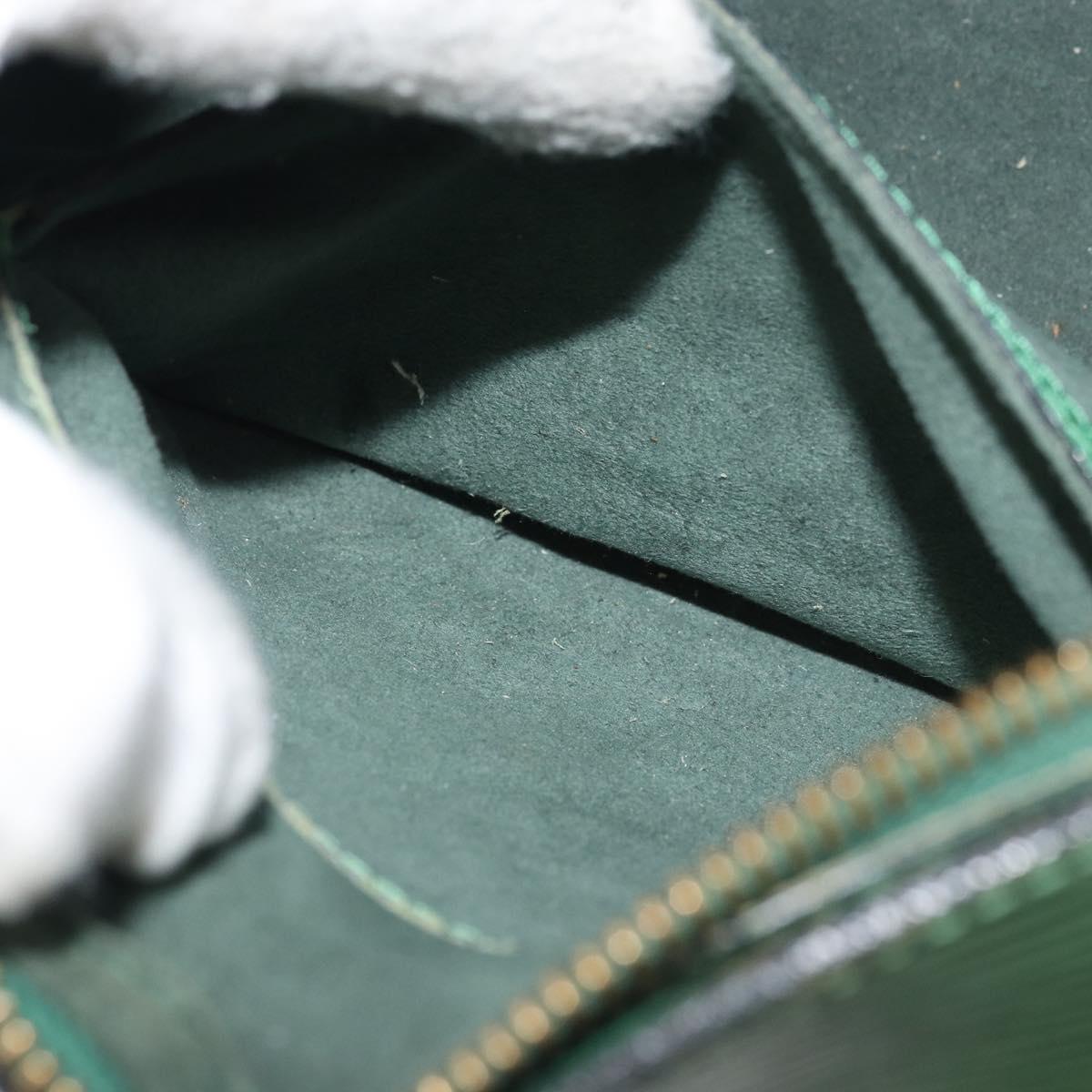 LOUIS VUITTON Epi Soufflot Hand Bag Green M52224 LV Auth bs31313