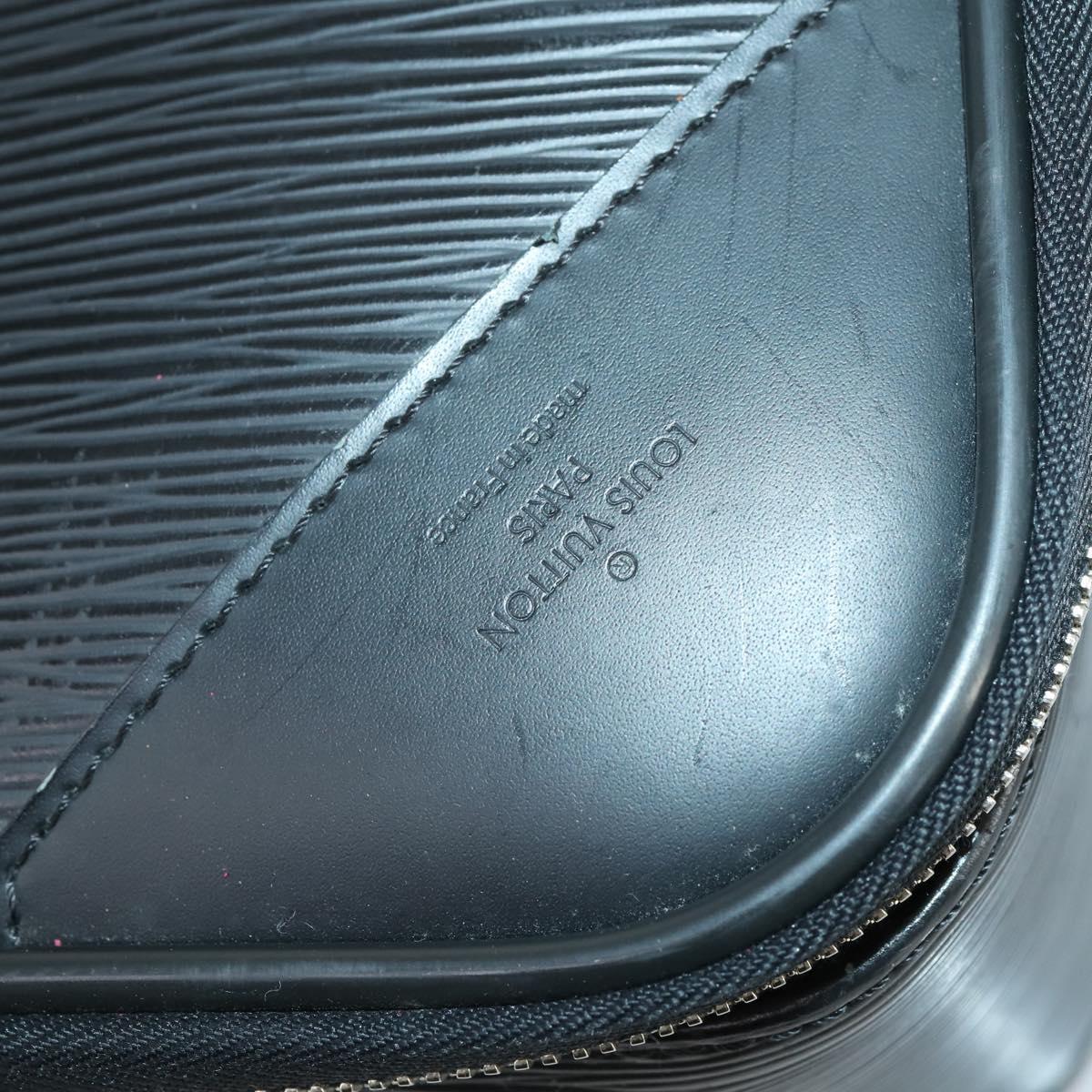 LOUIS VUITTON Epi Pegas 55 Suitcase Black M4035N LV Auth bs31314