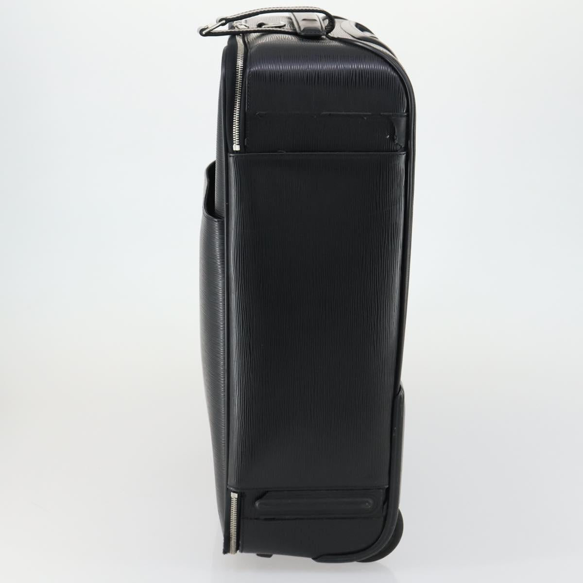 LOUIS VUITTON Epi Pegas 55 Suitcase Black M4035N LV Auth bs31314