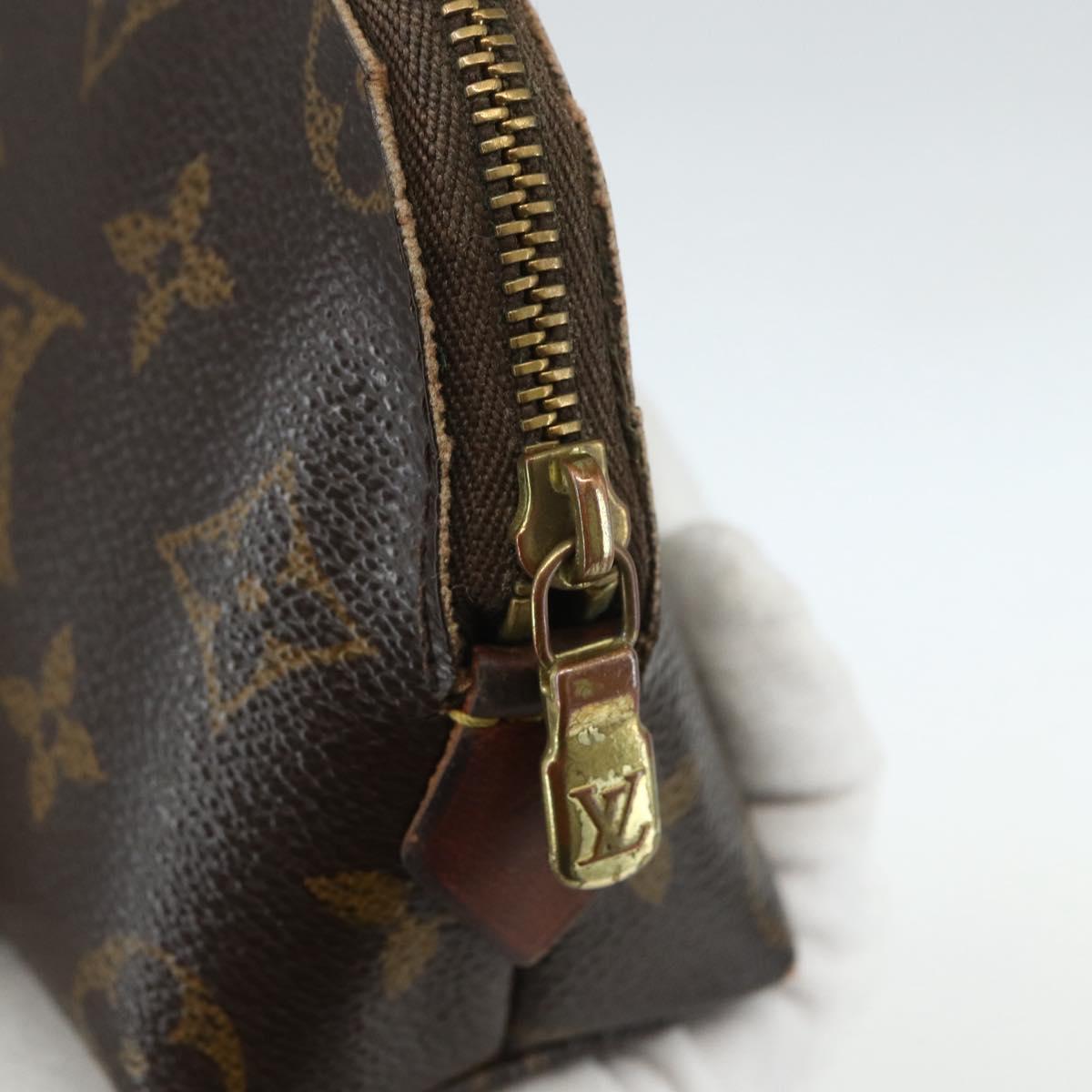 LOUIS VUITTON Monogram Pochette Cosmetic PM Pouch M43998 LV Auth bs31315