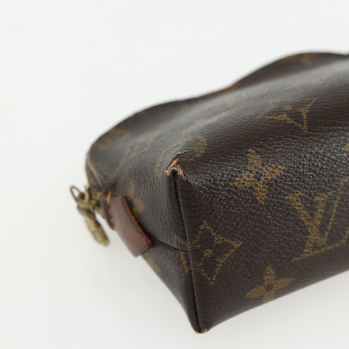 LOUIS VUITTON Monogram Pochette Cosmetic PM Pouch M43998 LV Auth bs31315