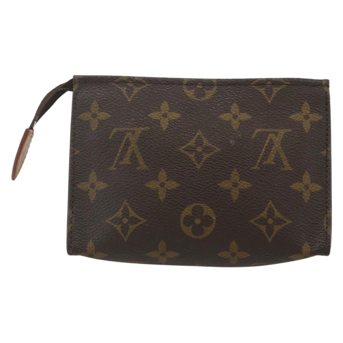 LOUIS VUITTON Monogram Poche Toilette 15 Pouch M47546 LV Auth bs31316