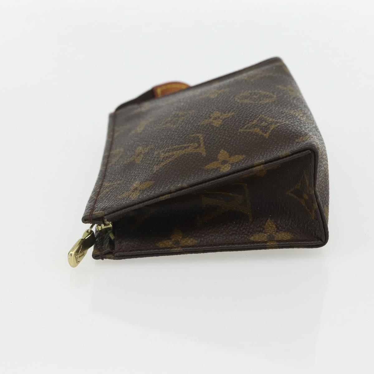 LOUIS VUITTON Monogram Poche Toilette 15 Pouch M47546 LV Auth bs31316
