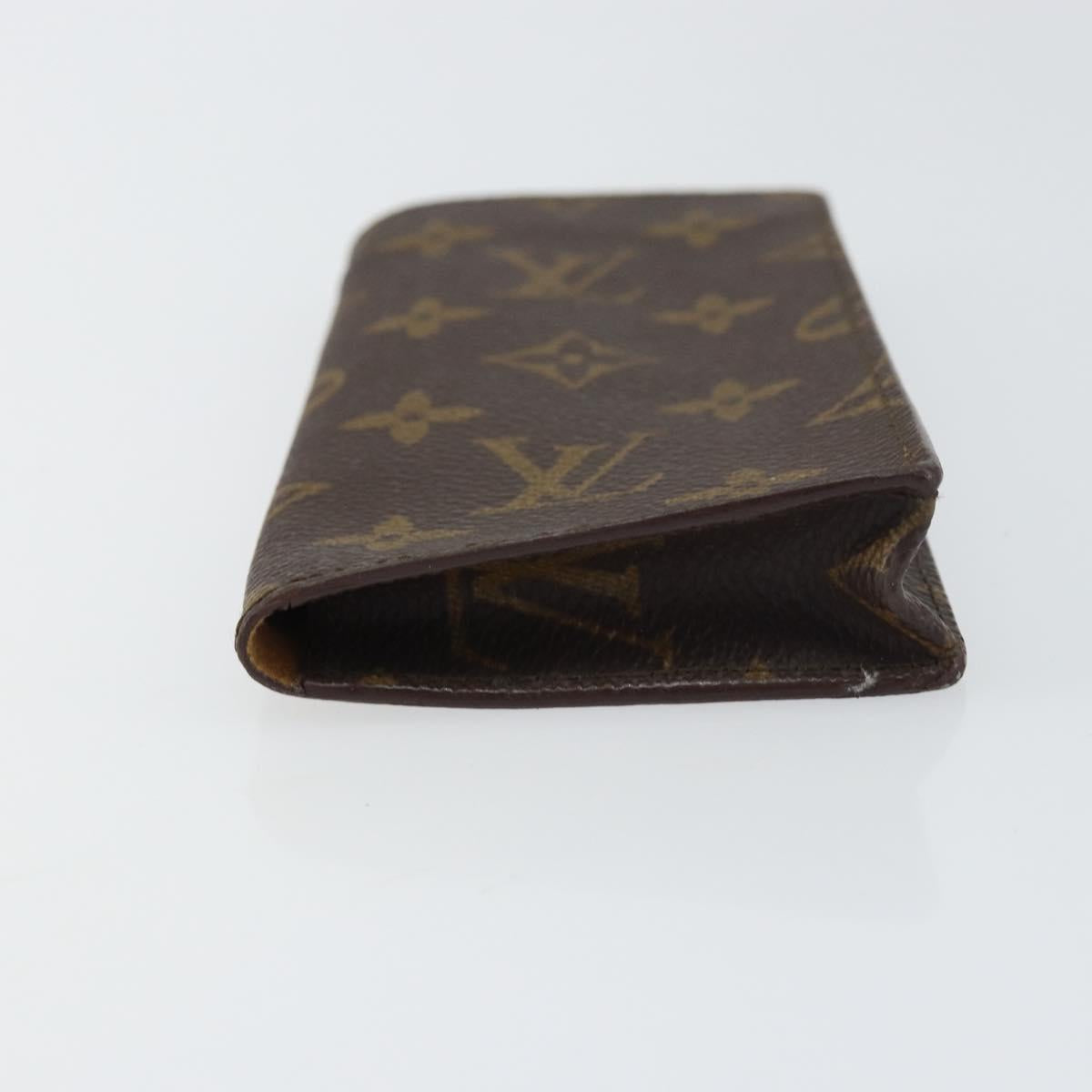 LOUIS VUITTON Monogram Etui Lunette Simple Glasses Case M62962 LV Auth bs31318