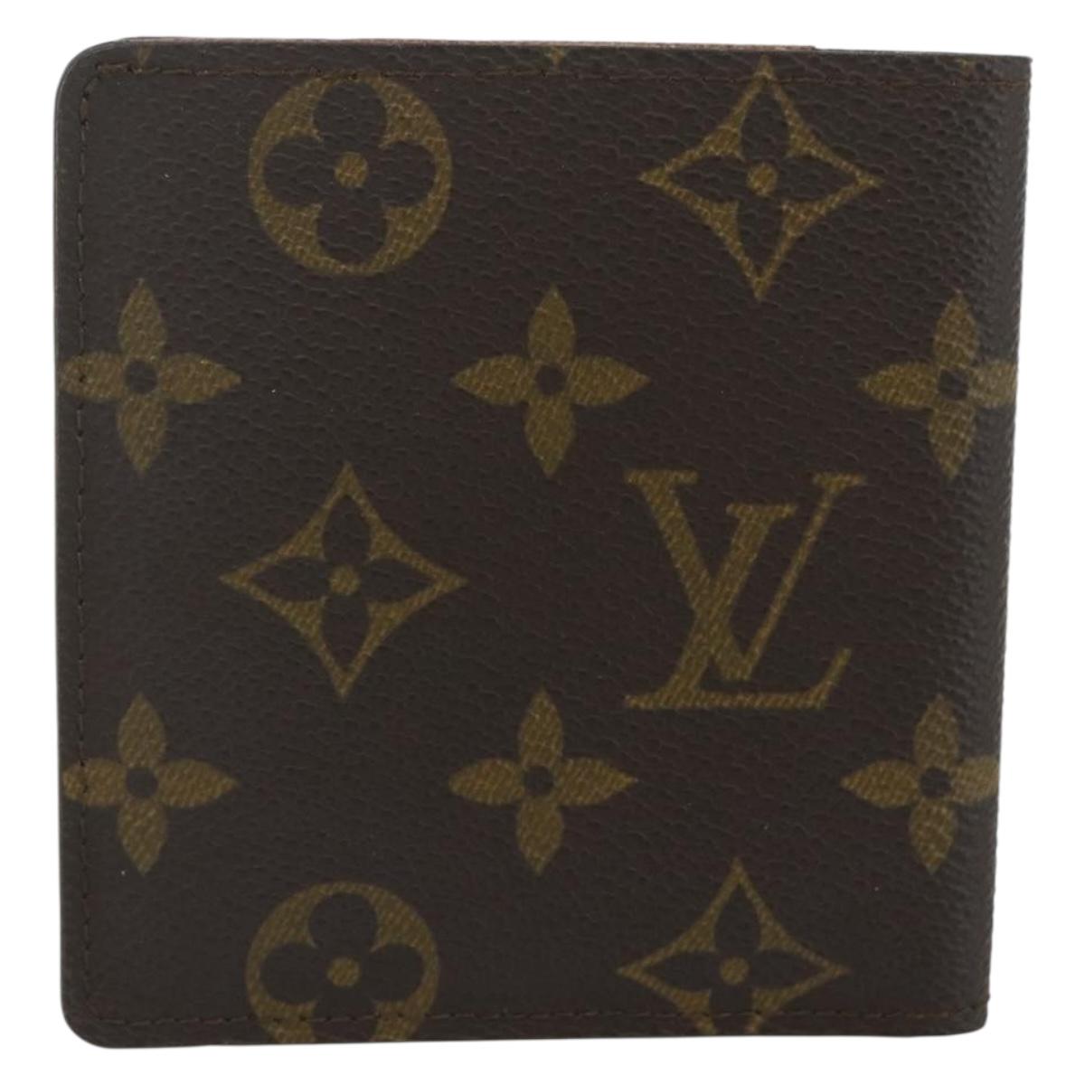 LOUIS VUITTON Monogram Porte Billets Cult Blue Pass Case M60905 LV Auth bs31319