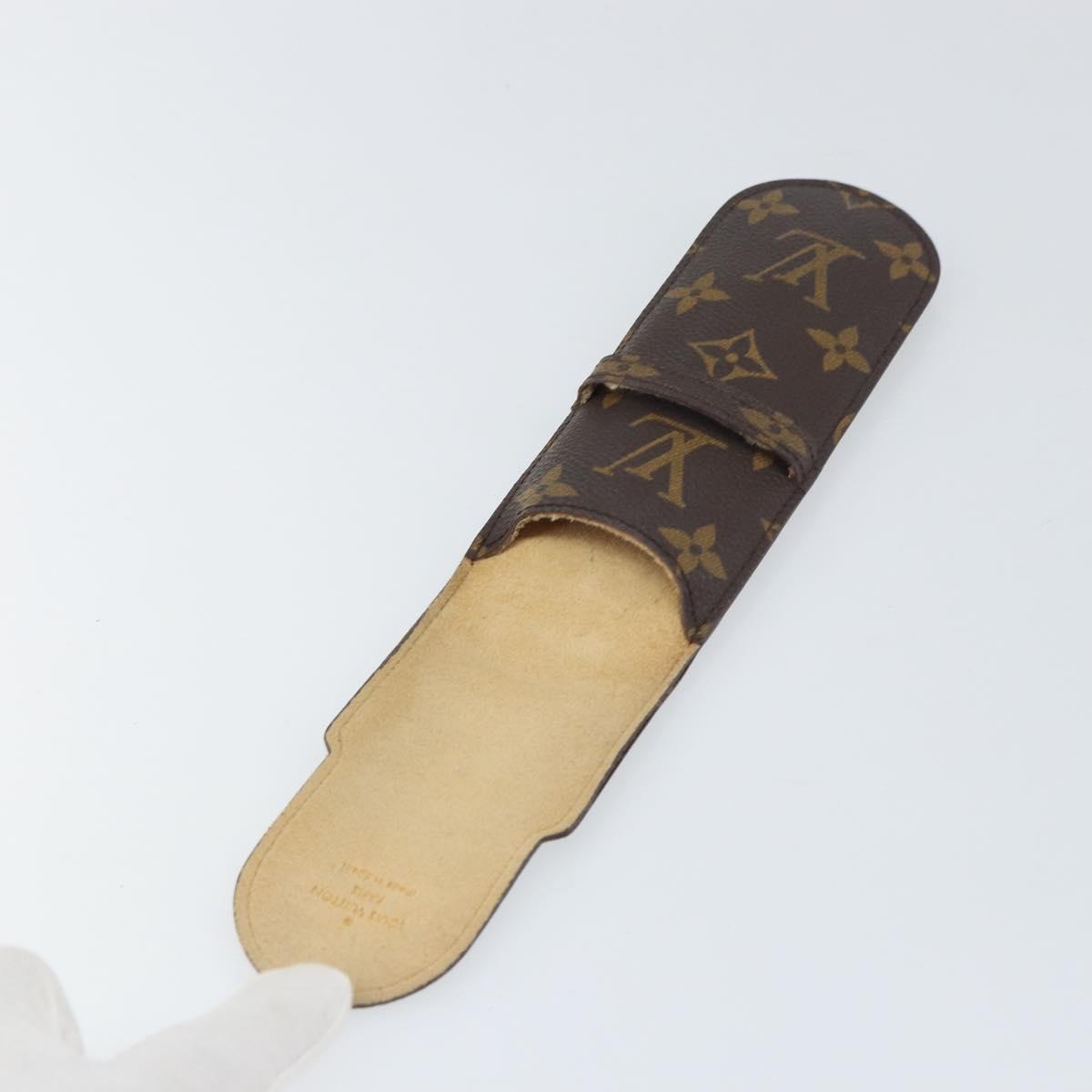 LOUIS VUITTON Monogram Etui Stilo Pen Case M62990 LV Auth bs31320