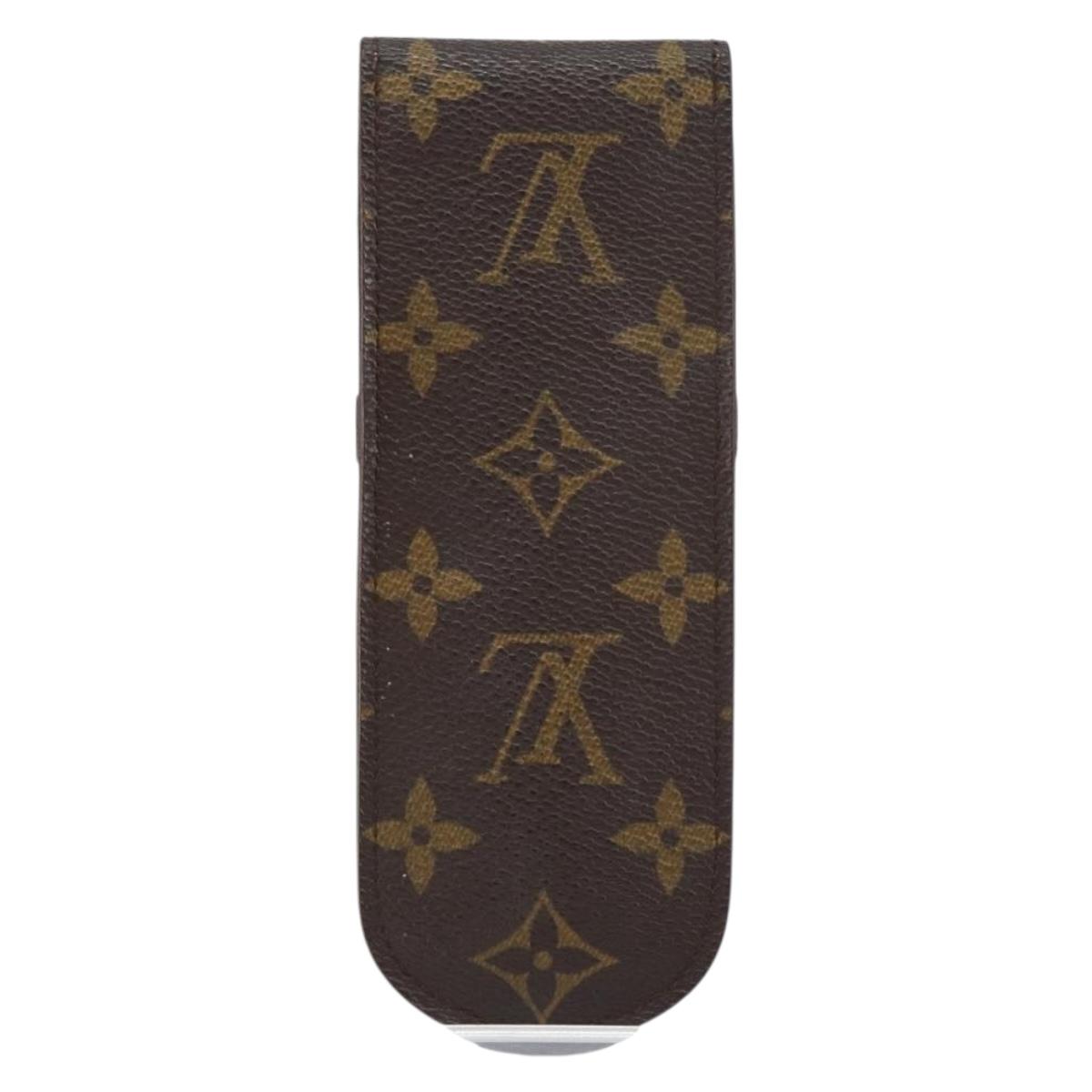 LOUIS VUITTON Monogram Etui Stilo Pen Case M62990 LV Auth bs31320