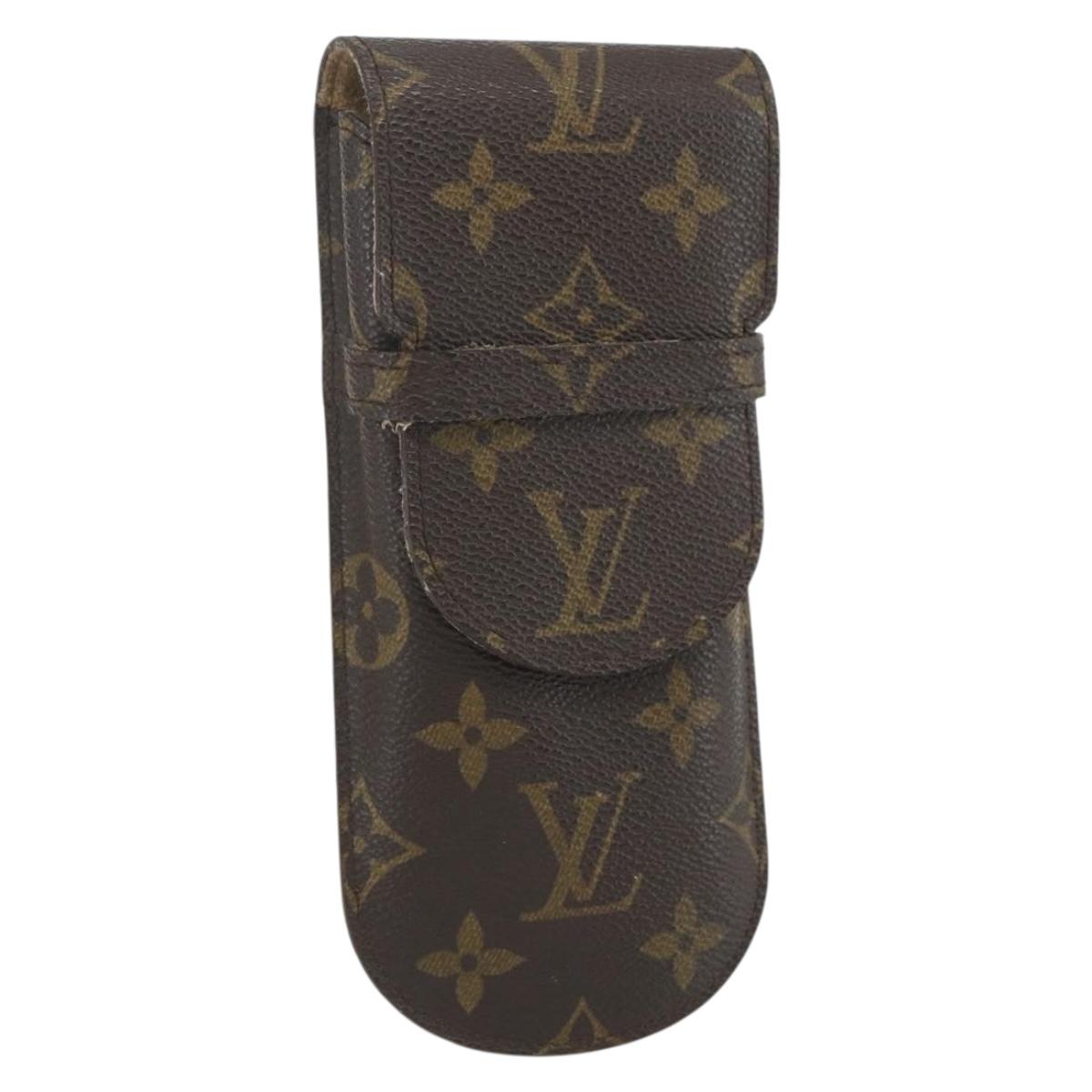 LOUIS VUITTON Monogram Etui Lunette Rabat Glasses Case M62970 LV Auth bs31321