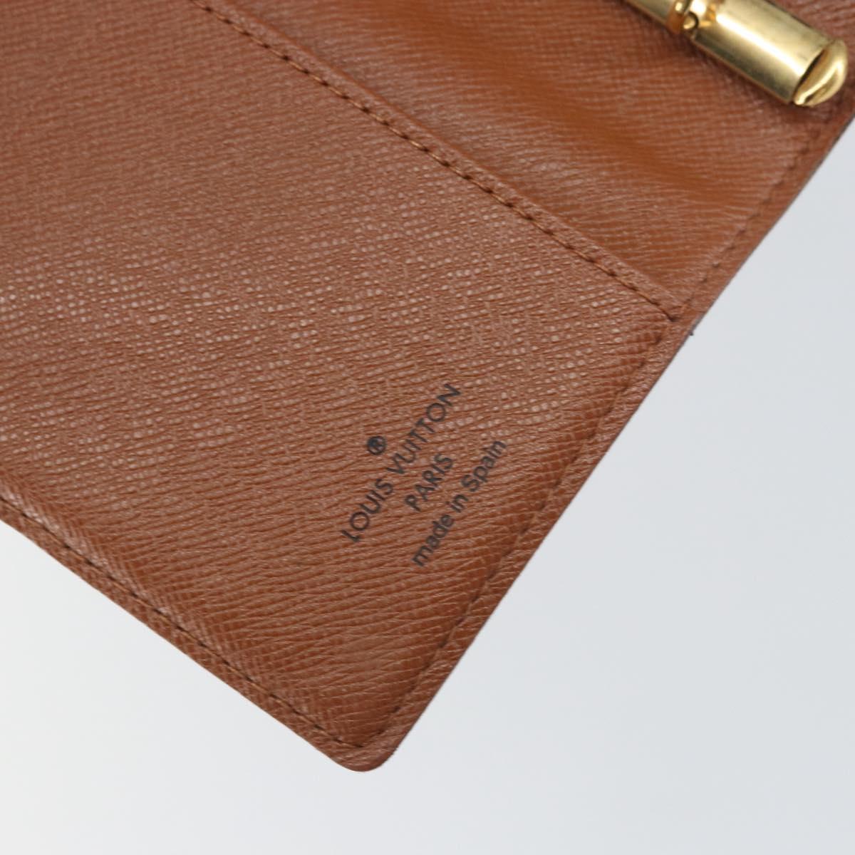 LOUIS VUITTON Monogram Agenda PM Day Planner Cover R20005 LV Auth bs31322