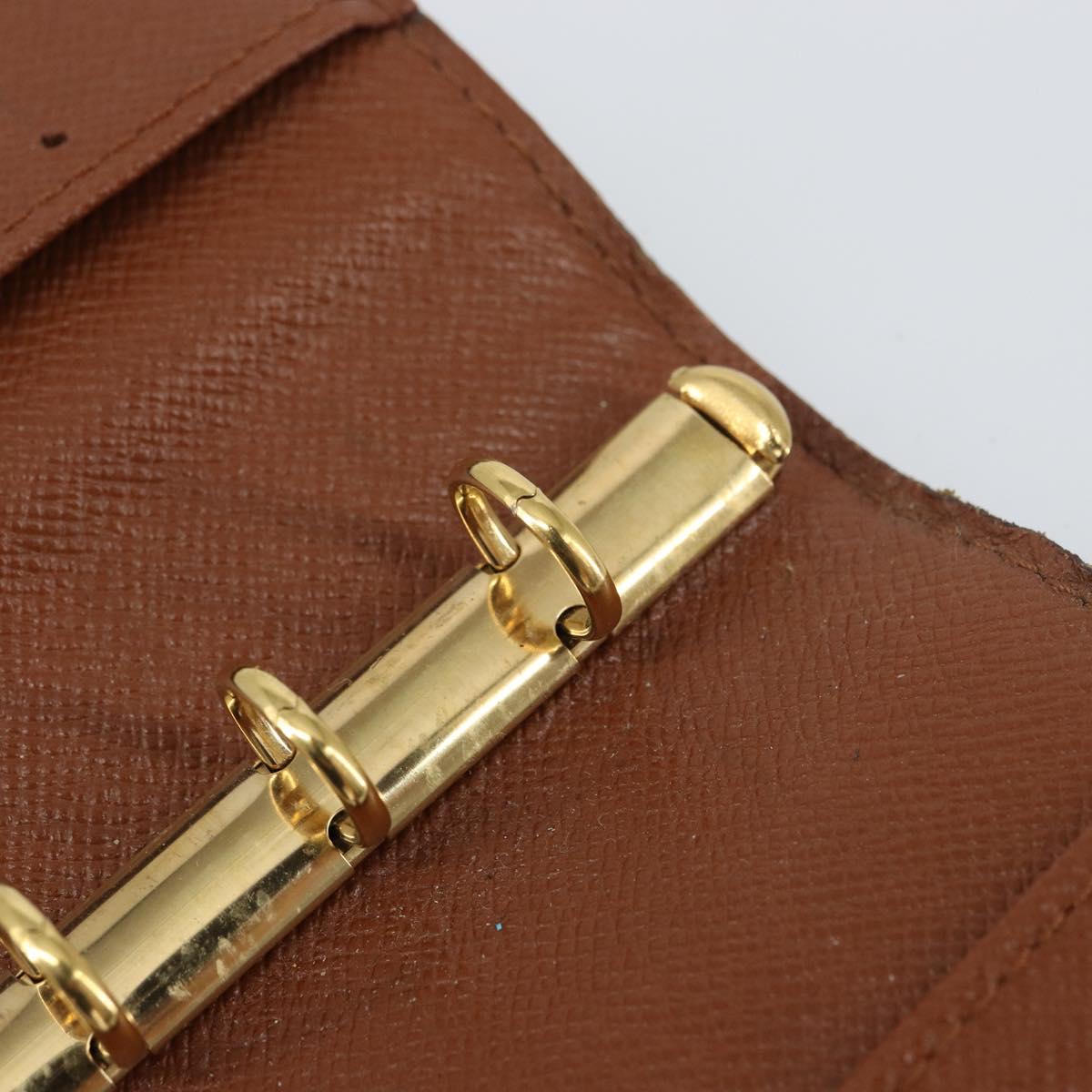 LOUIS VUITTON Monogram Agenda PM Day Planner Cover R20005 LV Auth bs31322