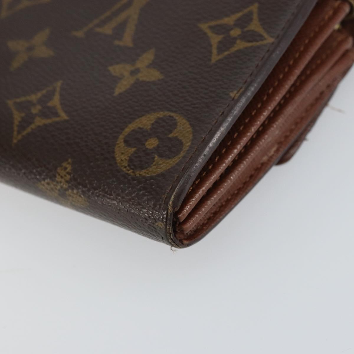 LOUIS VUITTON Monogram Pochette Porte Monnaie Credit Wallet M61725 Auth bs31325