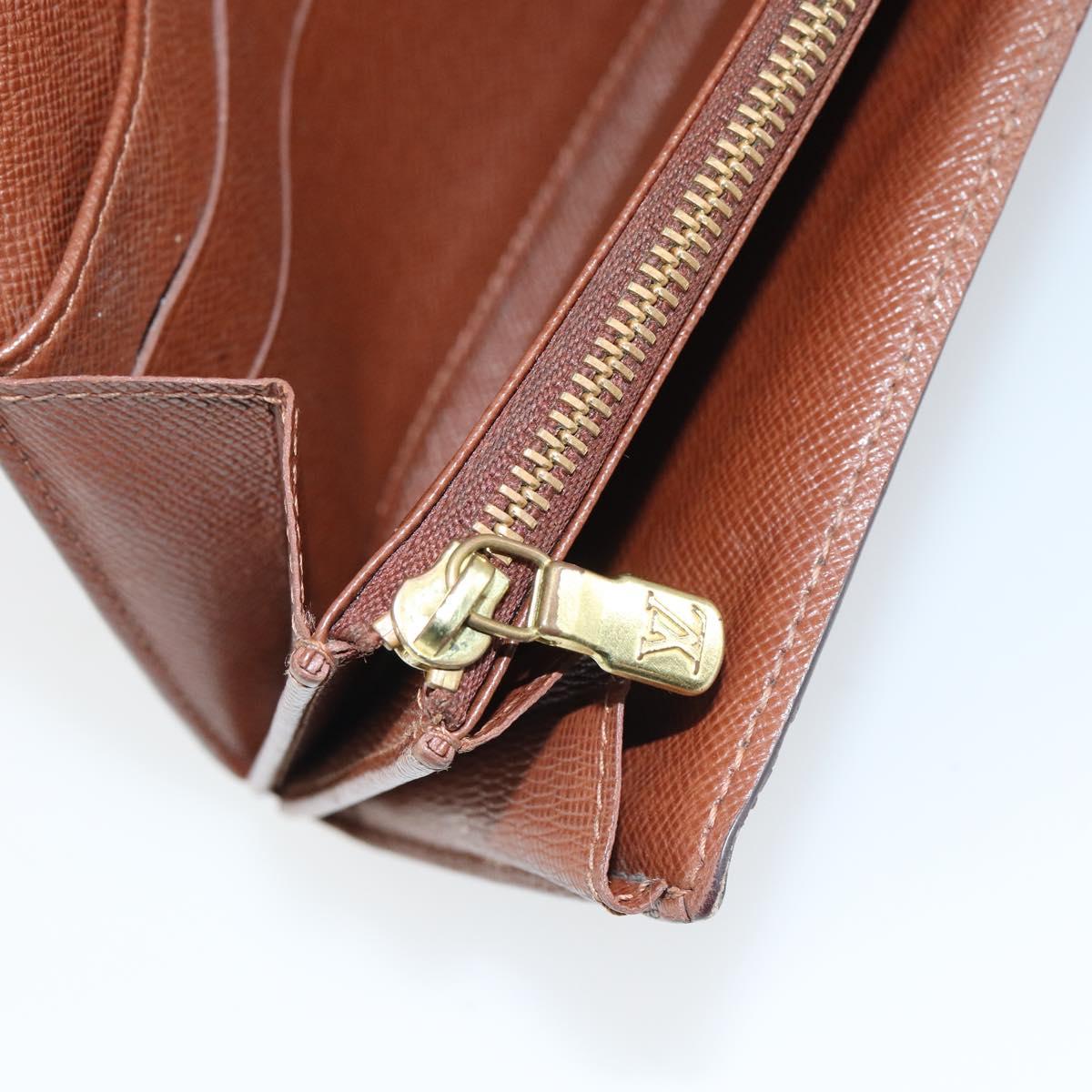 LOUIS VUITTON Monogram Pochette Porte Monnaie Credit Wallet M61725 Auth bs31325