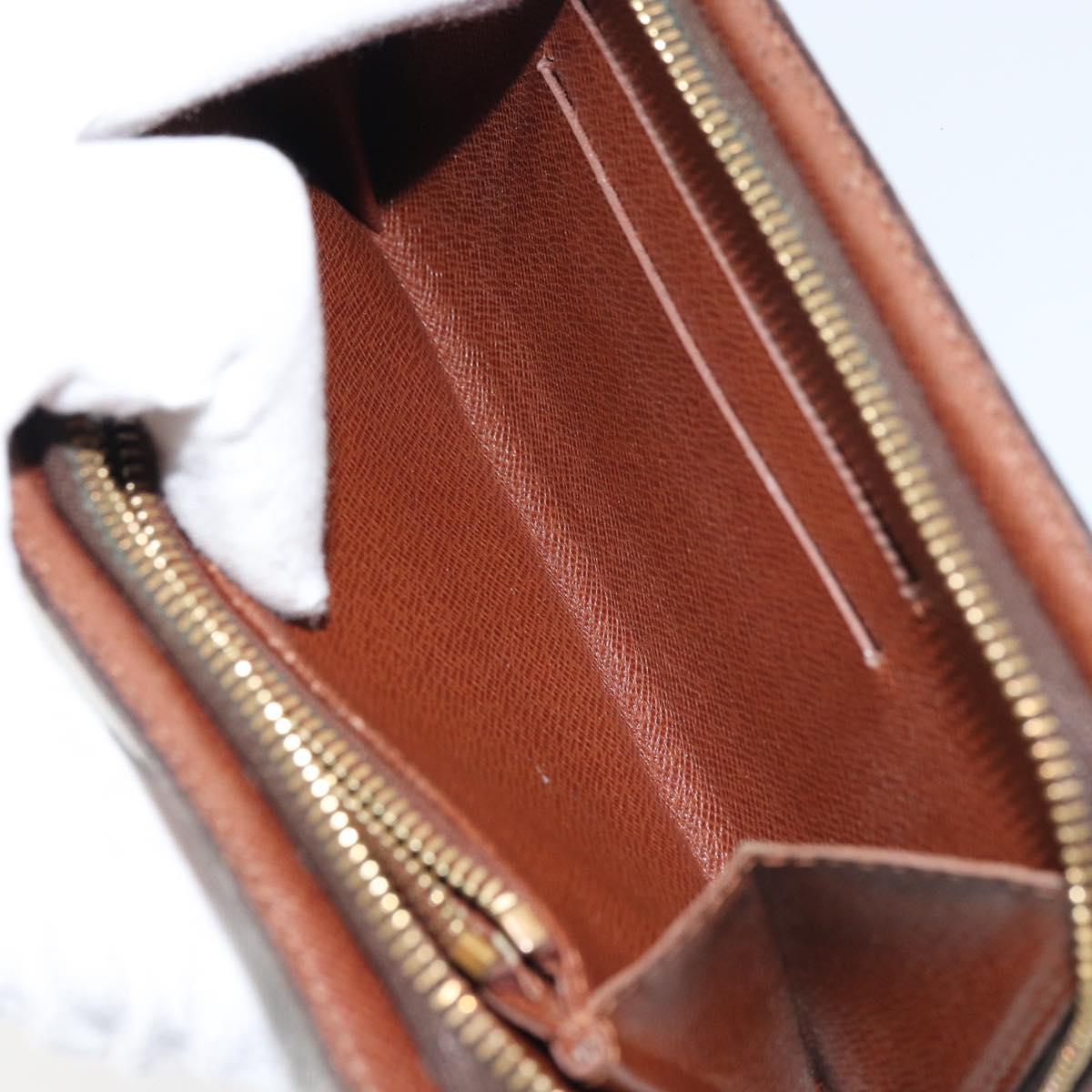 LOUIS VUITTON Monogram Porte Monnaie Zip Long Wallet M61727 LV Auth bs31326