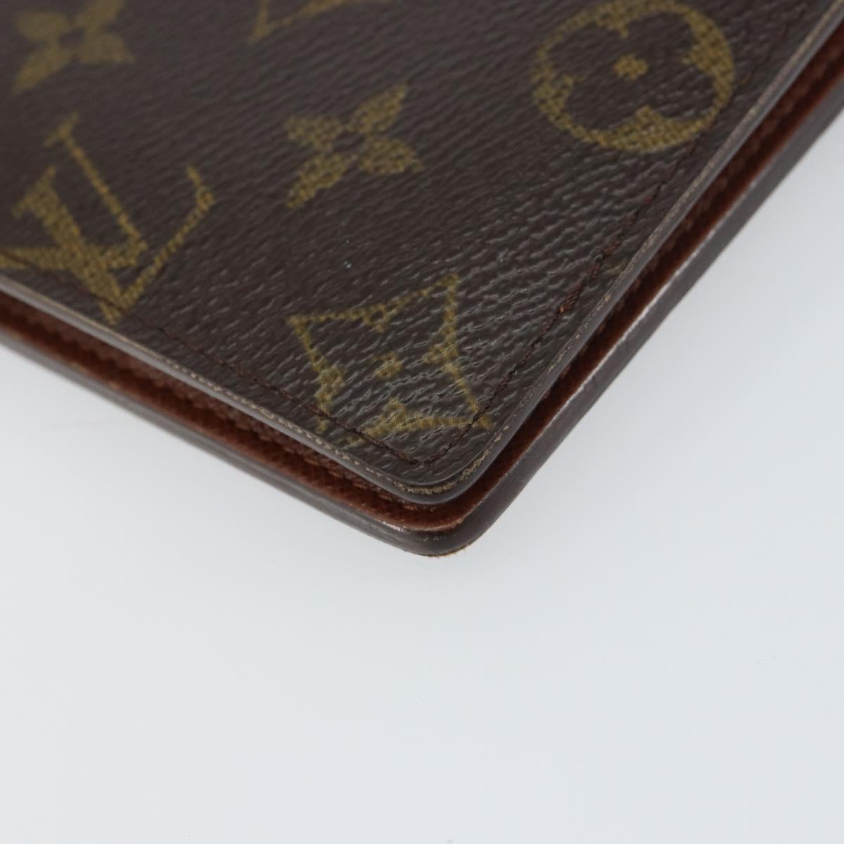 LOUIS VUITTON Monogram Portefeuille Marco Bifold Wallet M61675 LV Auth bs31329