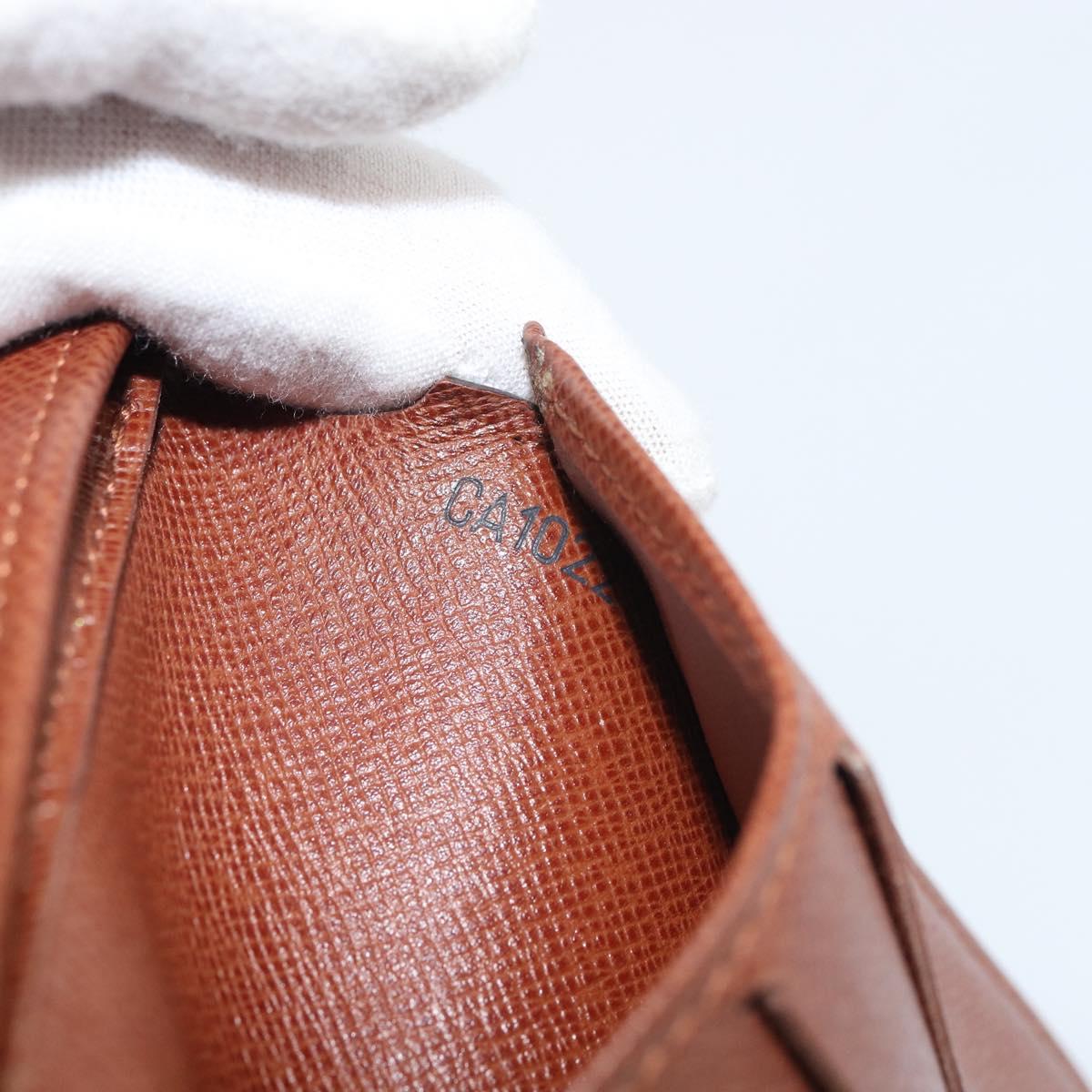 LOUIS VUITTON Monogram Portefeuille Marco Bifold Wallet M61675 LV Auth bs31329