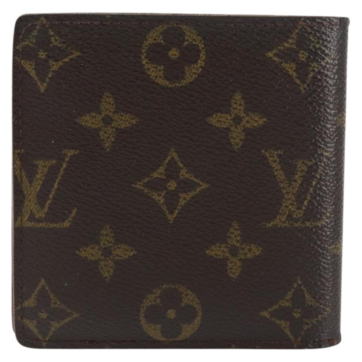 LOUIS VUITTON Monogram Portefeuille Marco Bifold Wallet M61675 LV Auth bs31329