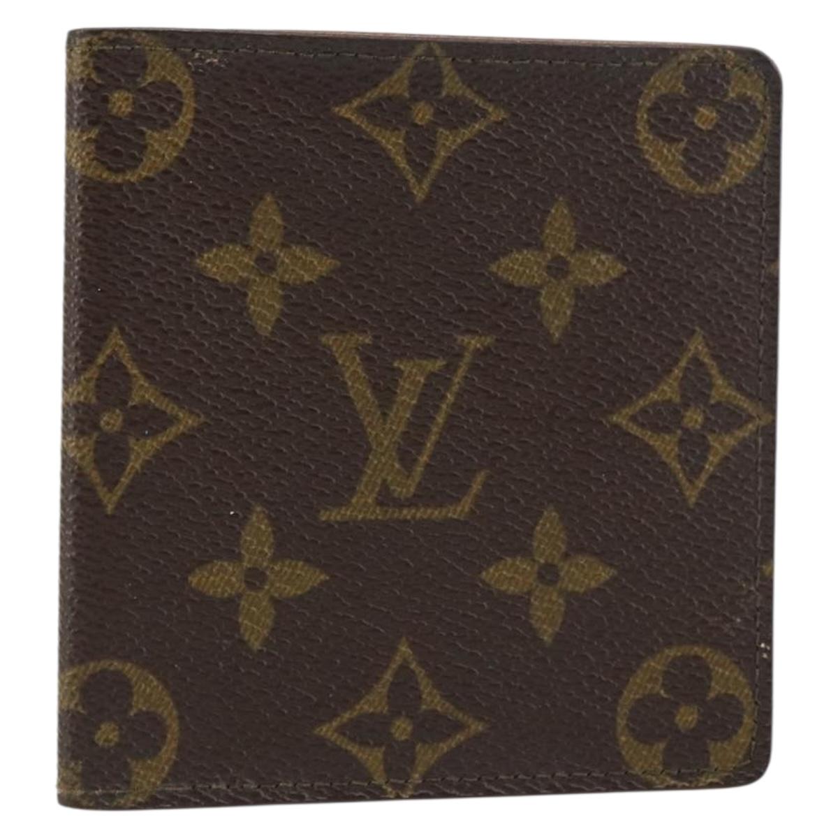 LOUIS VUITTON Monogram Porte Billets Cult Blue Pass Case M60905 LV Auth bs31330