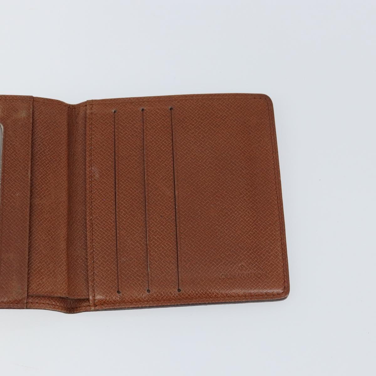 LOUIS VUITTON Monogram Porte Billets Cult Blue Pass Case M60905 LV Auth bs31330