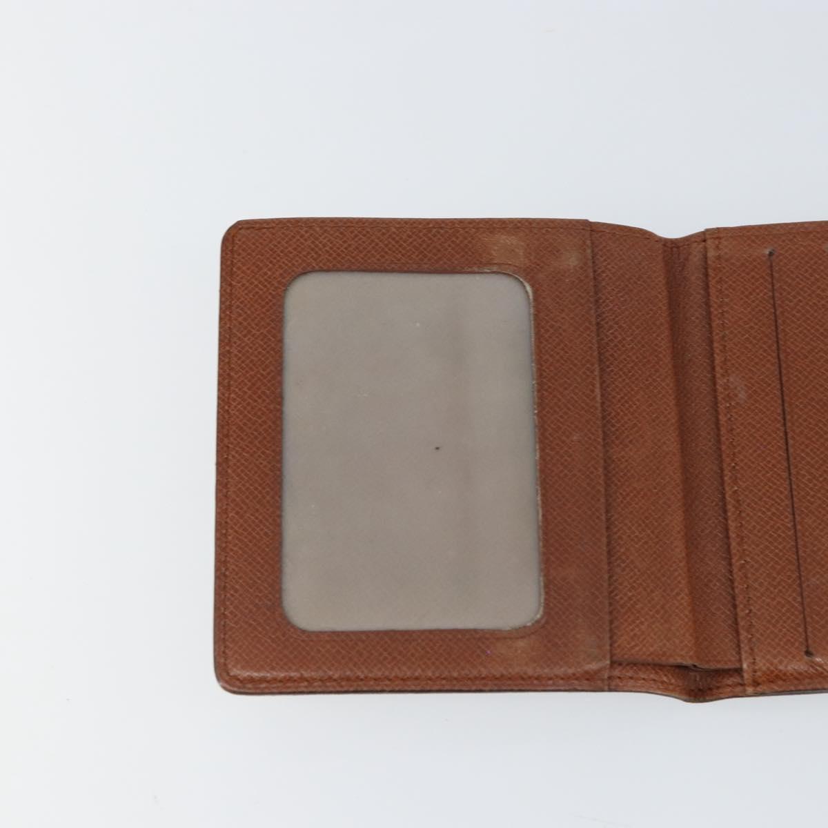 LOUIS VUITTON Monogram Porte Billets Cult Blue Pass Case M60905 LV Auth bs31330