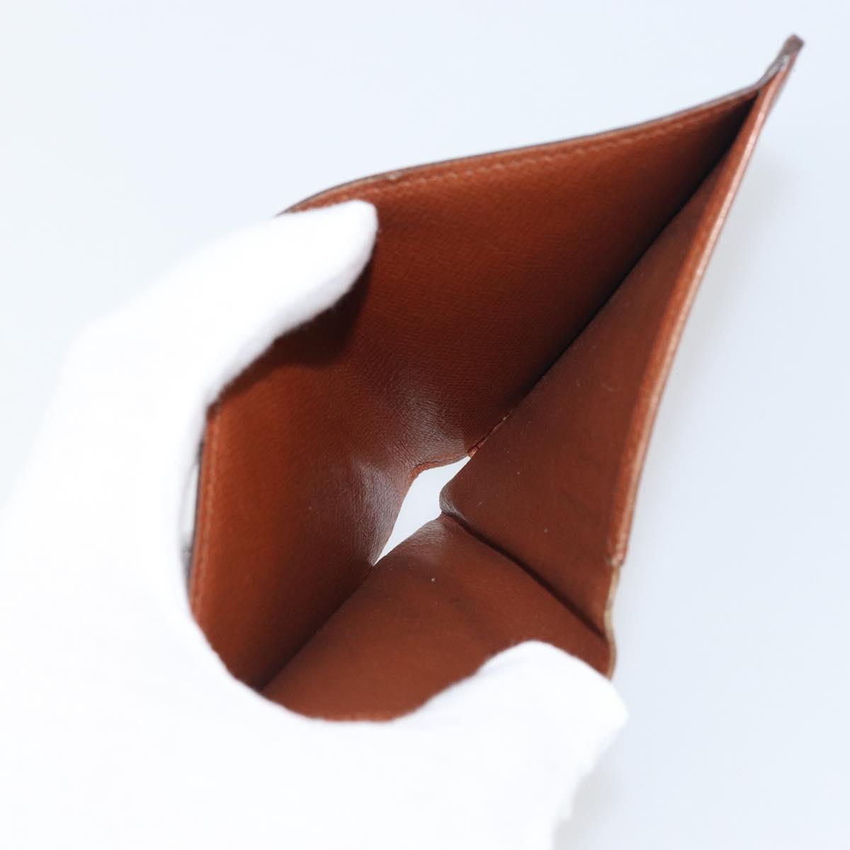 LOUIS VUITTON Monogram Porte Billets Cult Blue Pass Case M60905 LV Auth bs31330