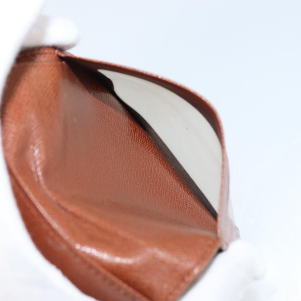 LOUIS VUITTON Monogram Porte Billets Cult Blue Pass Case M60905 LV Auth bs31330