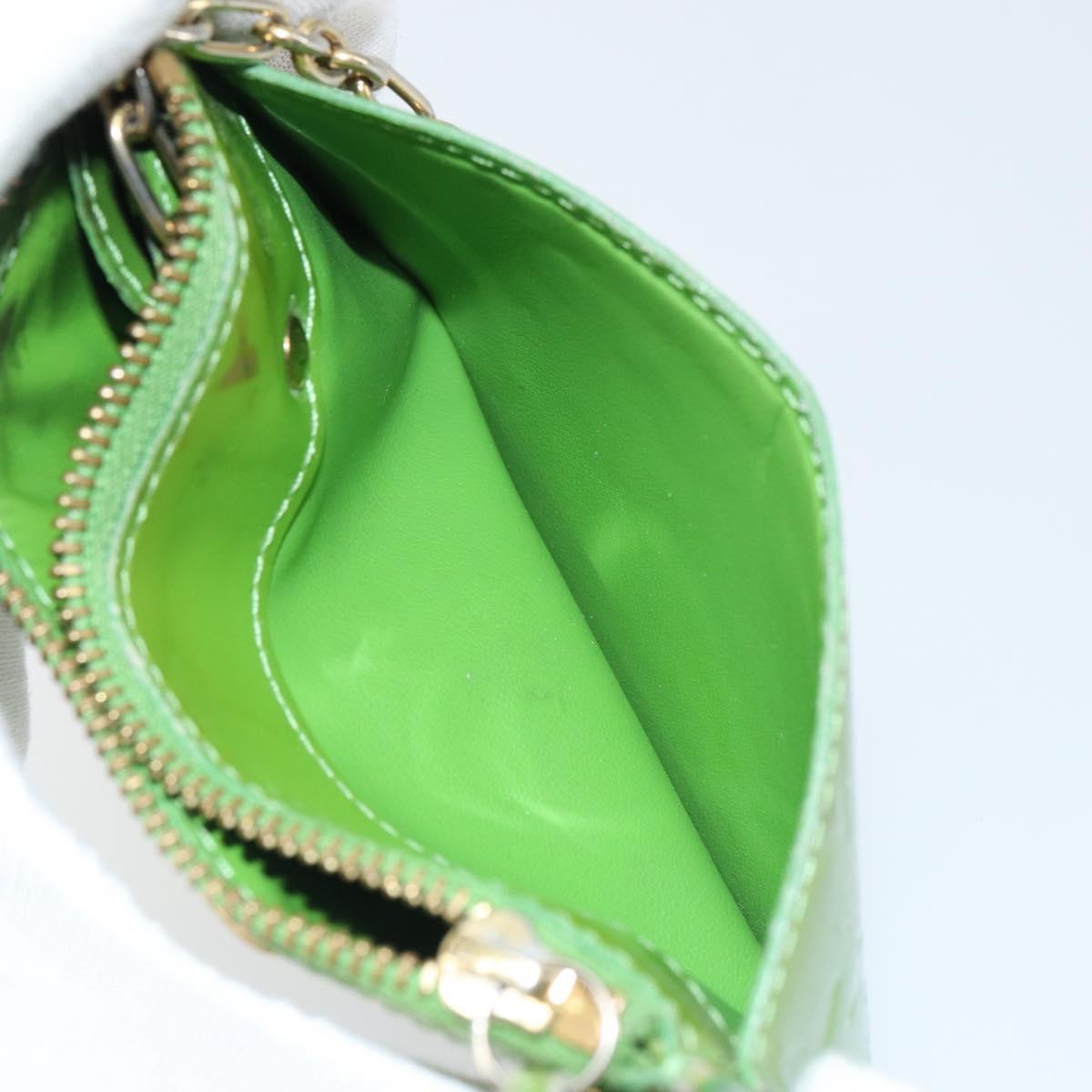 LOUIS VUITTON Vernis Pochette Cles NM Coin Purse Vertnick M93639 LV Auth bs31333