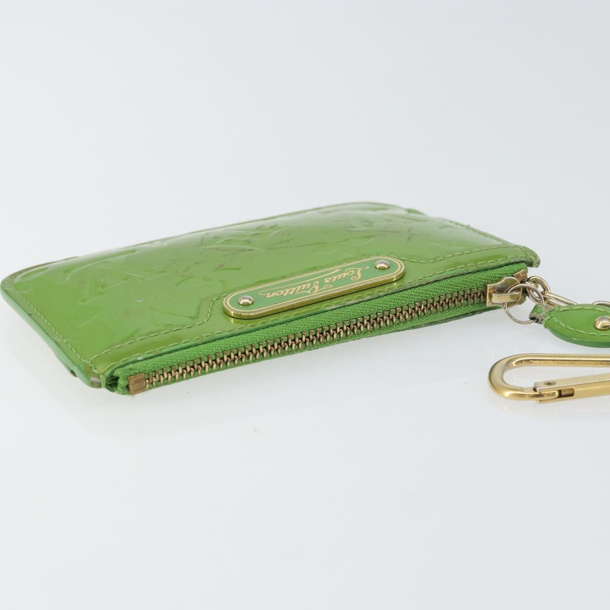 LOUIS VUITTON Vernis Pochette Cles NM Coin Purse Vertnick M93639 LV Auth bs31333