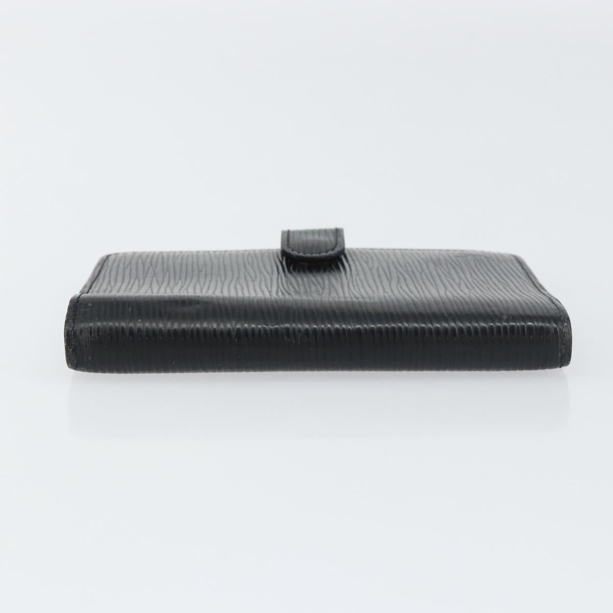 LOUIS VUITTON Epi Agenda PM Day Planner Cover Black R20052 LV Auth bs31334