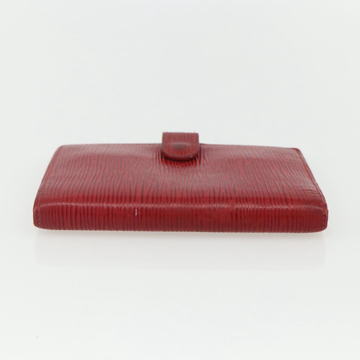 LOUIS VUITTON Epi Agenda PM Day Planner Cover Red R20057 LV Auth bs31335