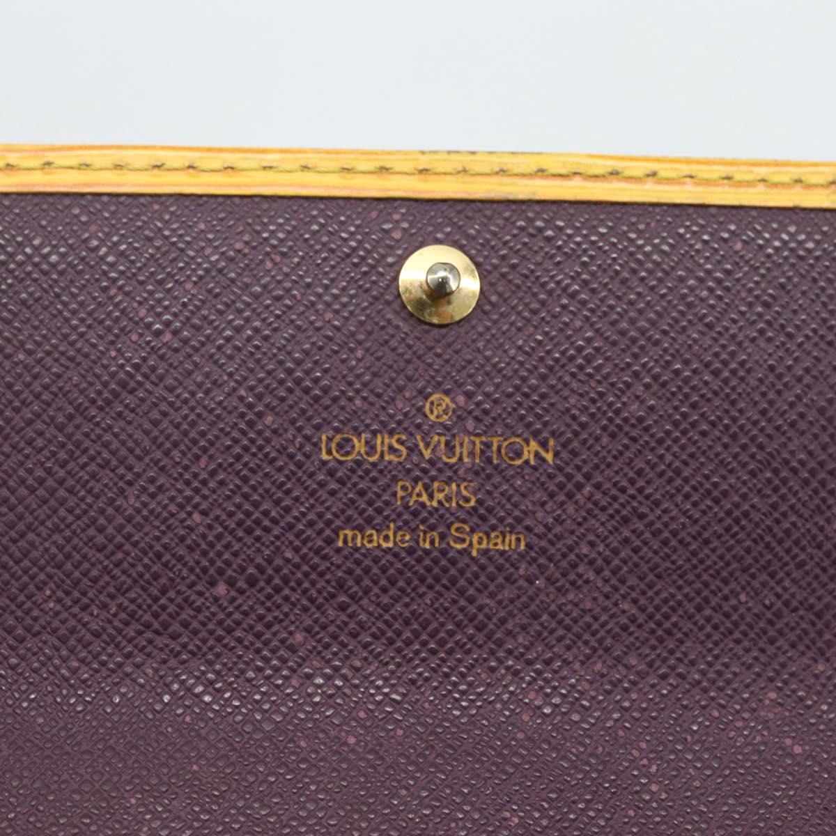 LOUIS VUITTON Epi PochettePorte Monnaie Credit Wallet Yellow M63579 Auth bs31336