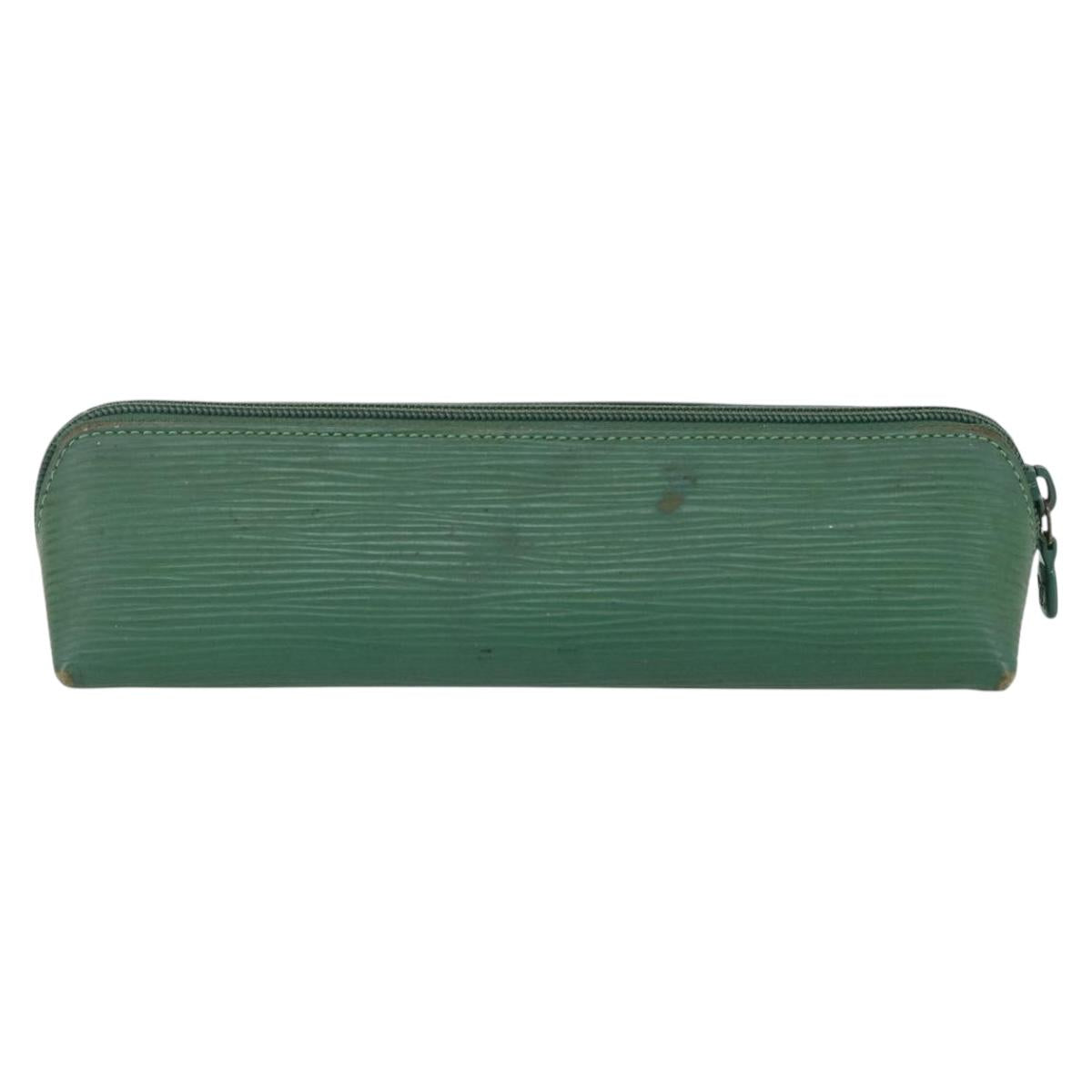 LOUIS VUITTON Epi Trousse Crayons Pen Case Green M56544 LV Auth bs31337
