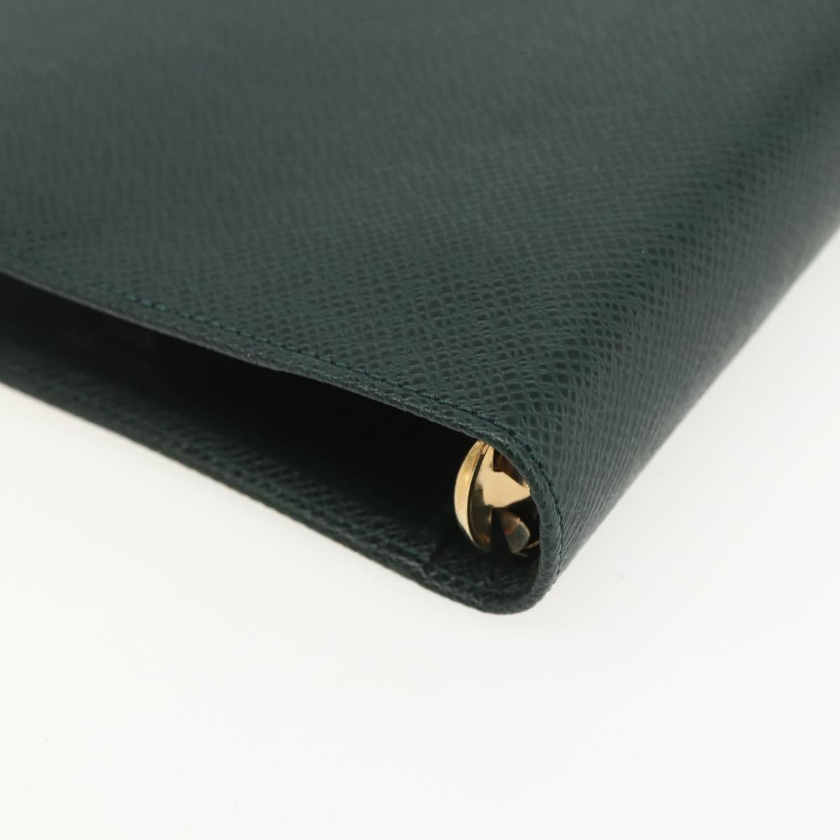 LOUIS VUITTON Taiga Agenda MM Day Planner Cover Epicea R20403 LV Auth bs31338